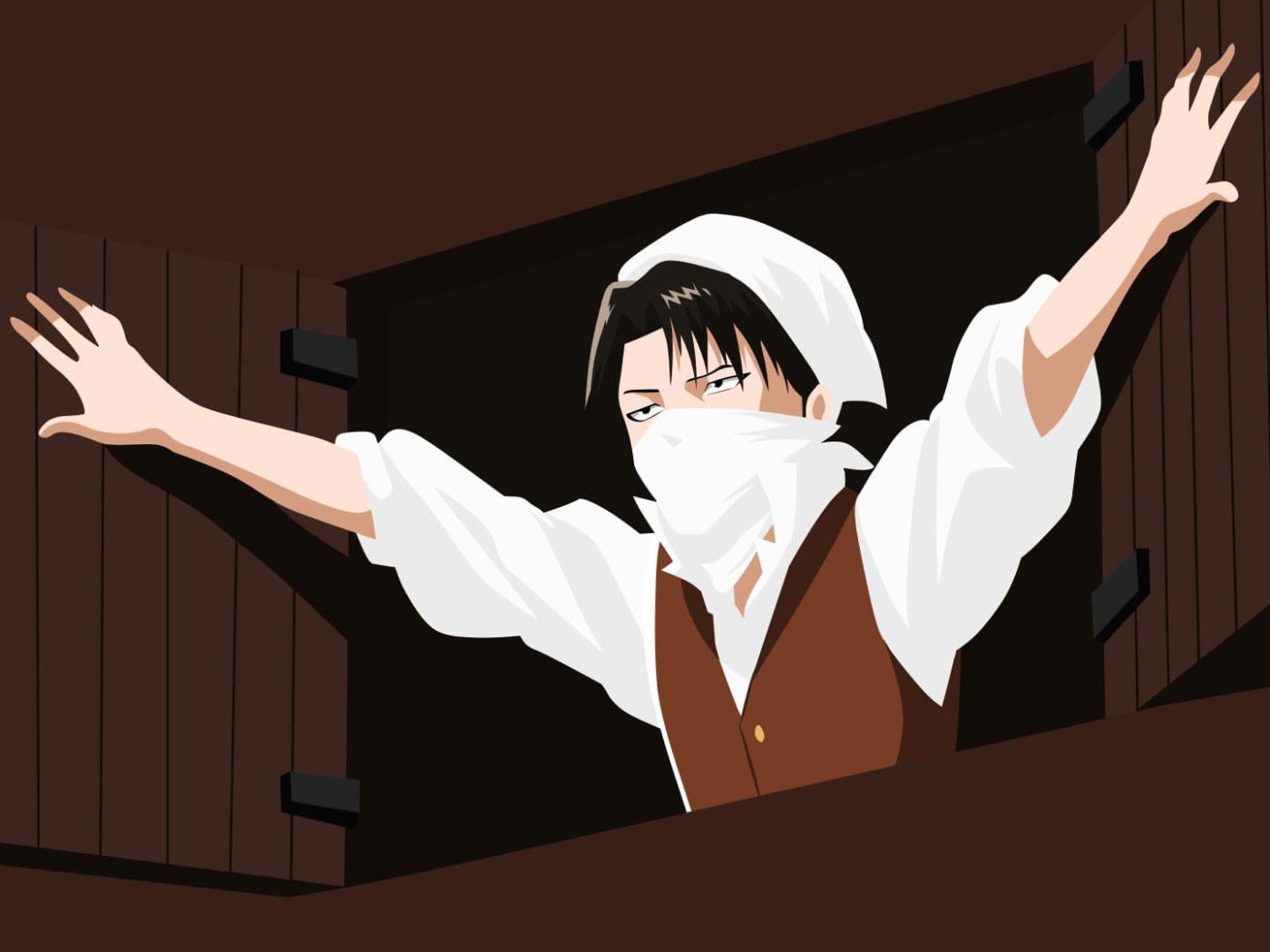 1400x1050 Anime wallpaper, Attack On Titan, Levi Ackerman, Minimalist, Shingeki No Kyojin • Wallpaper For You HD Wallpaper For Desktop & Mobile