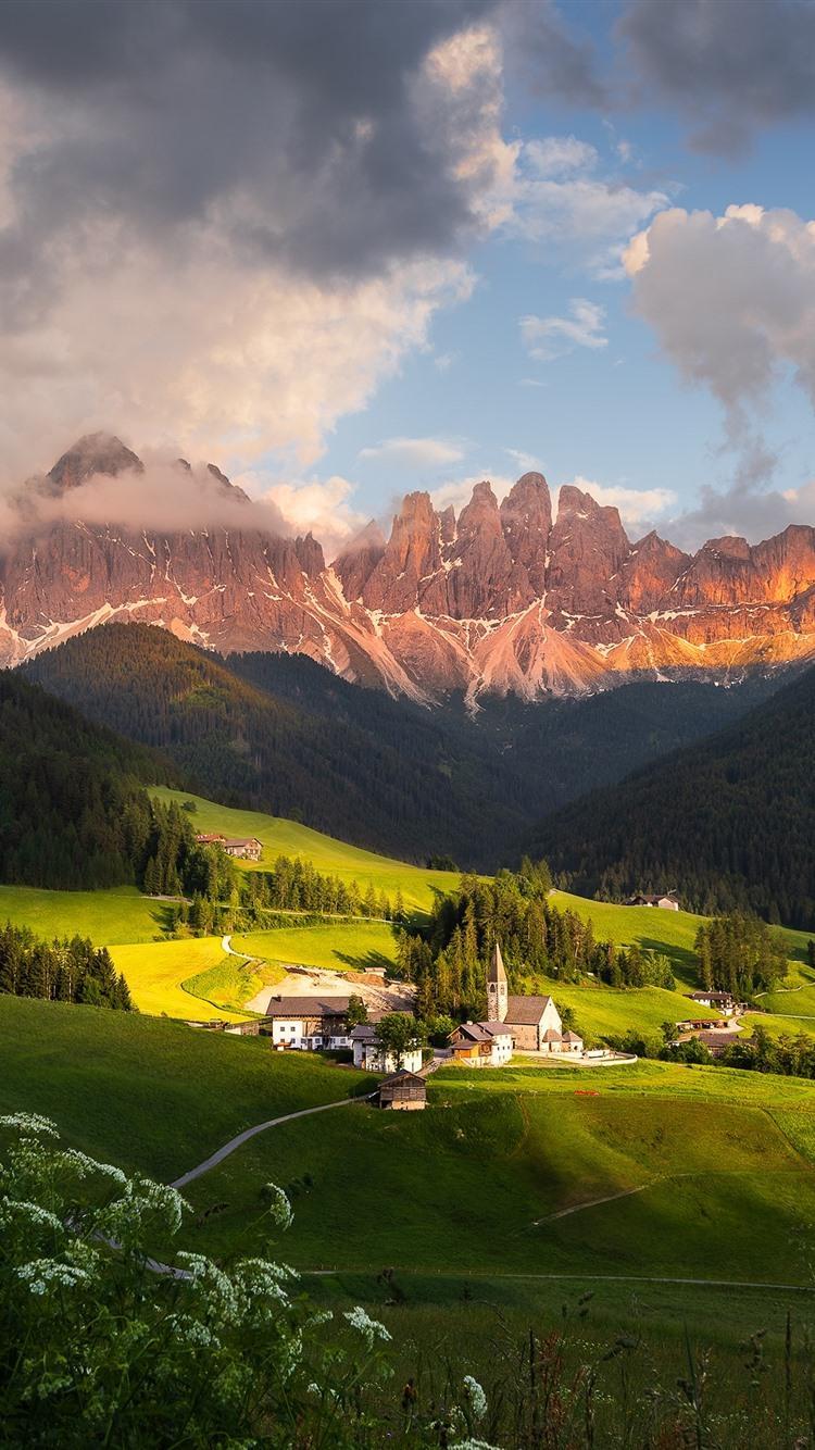 750x1334 Dolomites Mobile Wallpaper