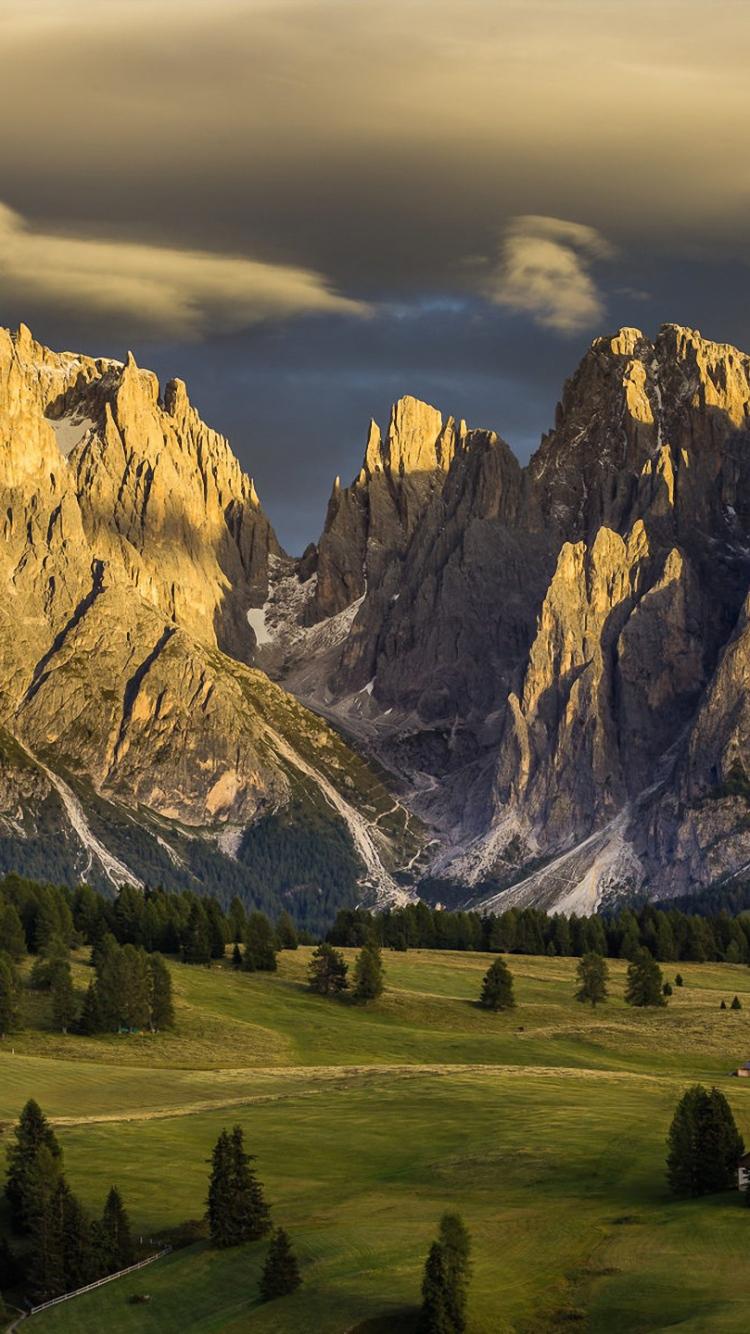 750x1334 Italy Nature Mountains Dolomites
