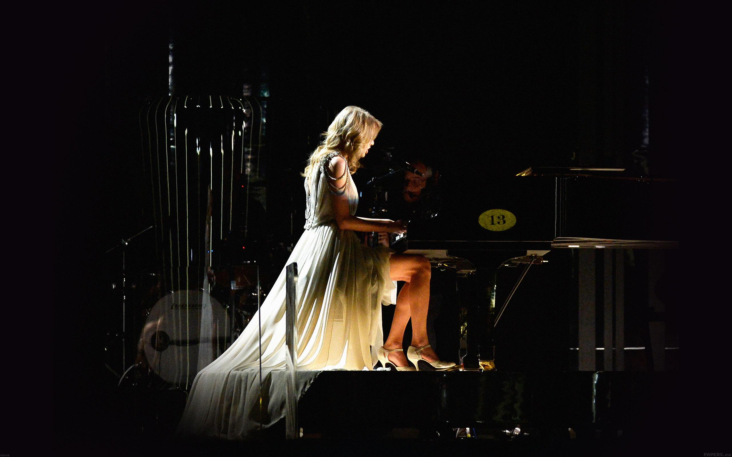 2560x1600 Wallpaper Taylor Swift Piano Concert Woman Music