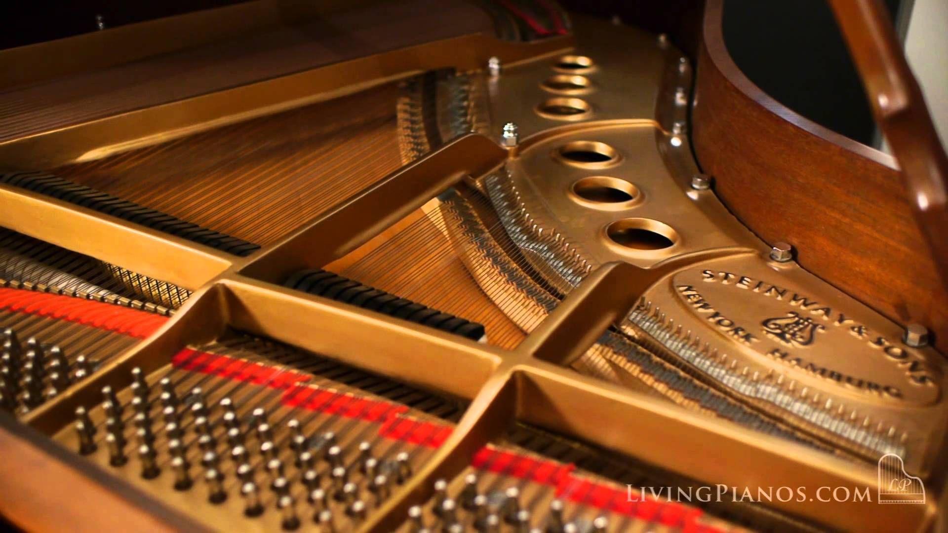 1920x1080 High Definition Steinway Upright Piano