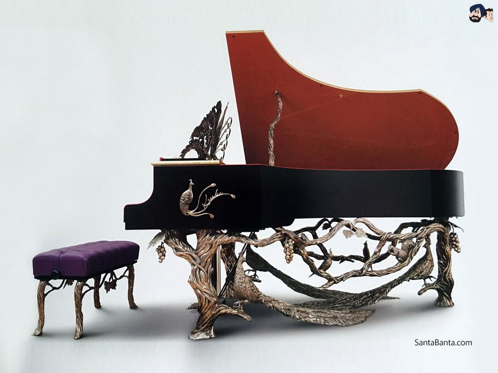1024x768 Designer Piano and Concert Piano Bench