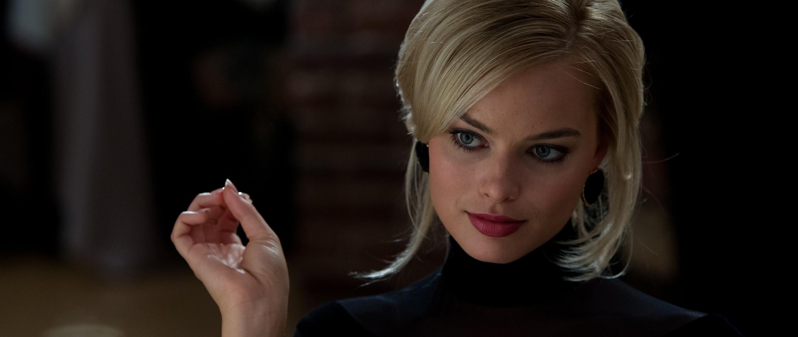 2560x1080 Margot Robbie, Women, Actress, Blonde, Face Wallpaper HD / Desktop and Mobile Background