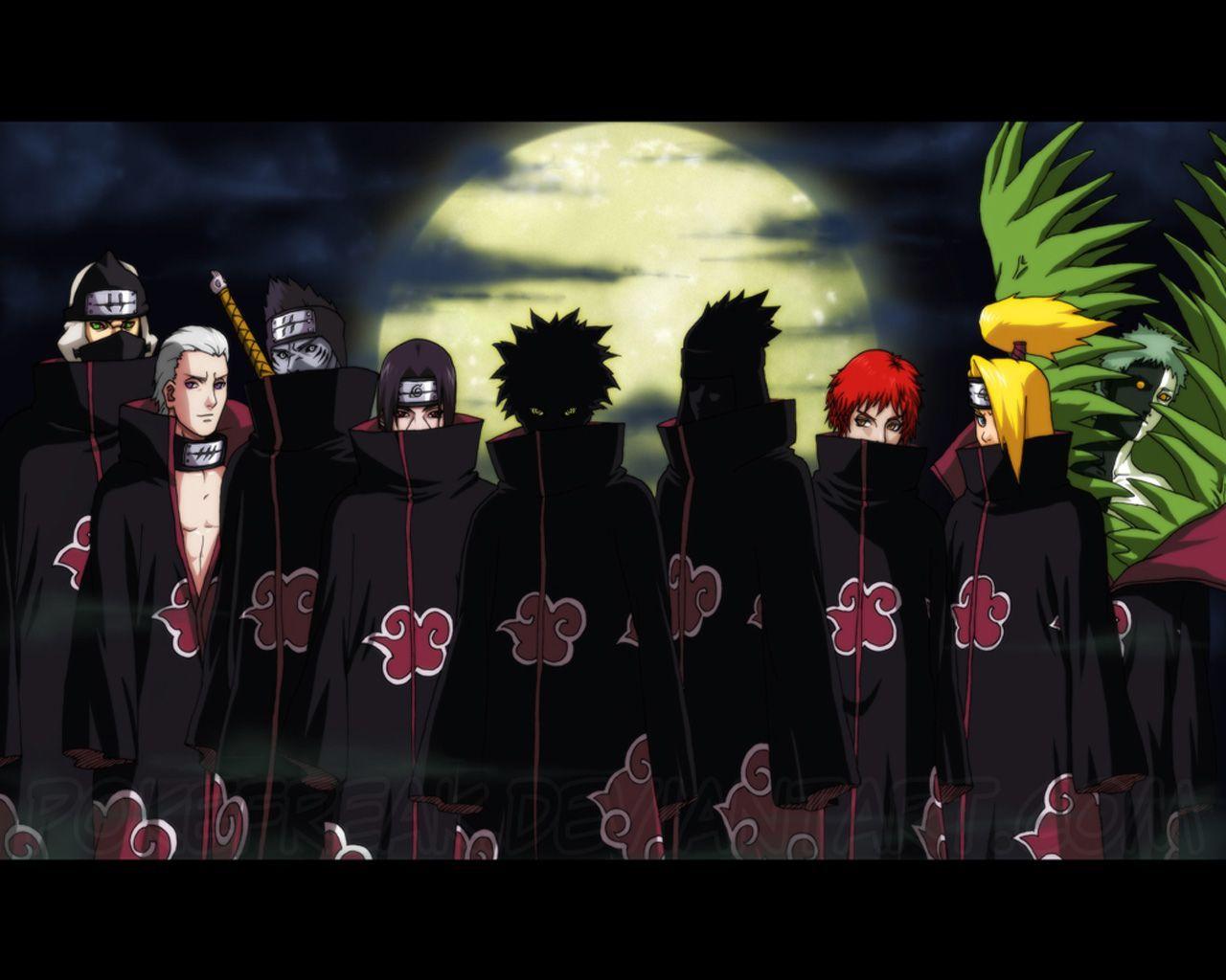 1280x1024 Akatsuki naruto wallpaper