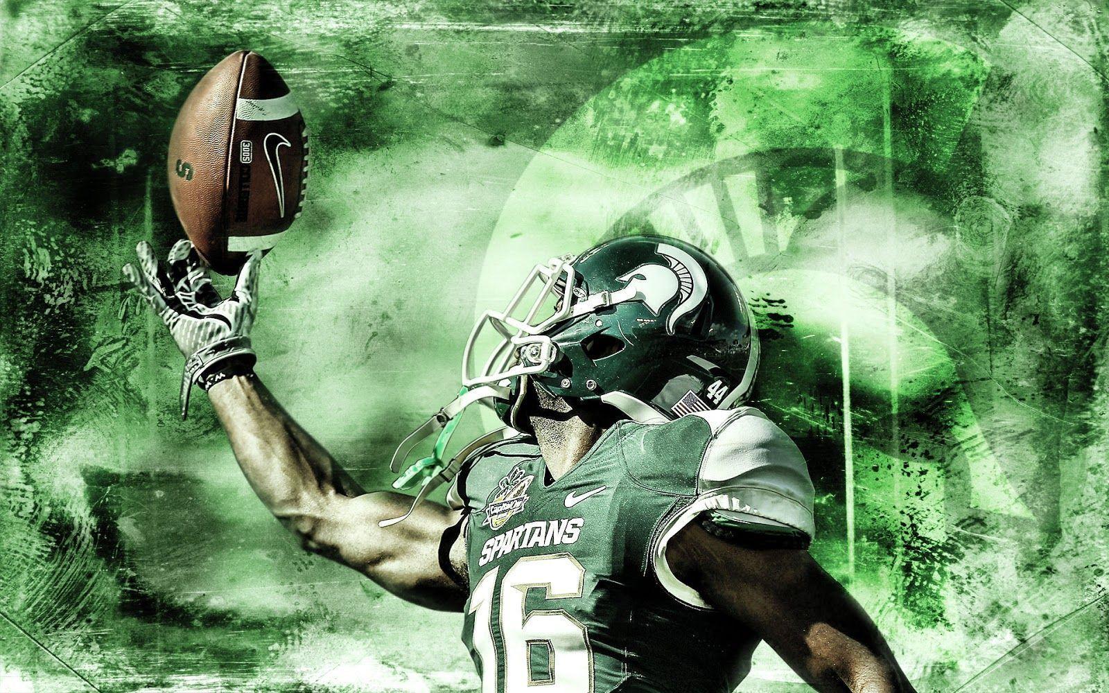 MSU Football Phone Wallpapers on Behance  Msu football Michigan state  football Football wallpaper