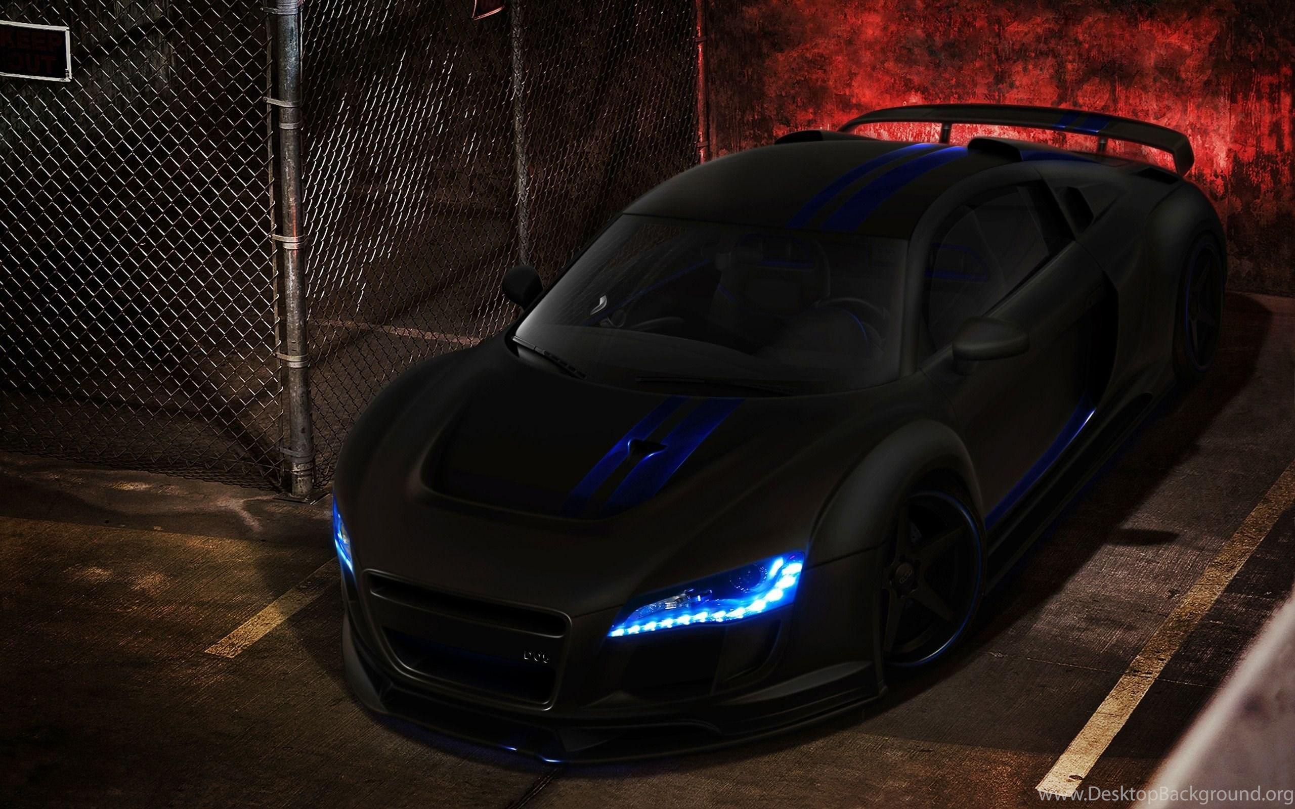 2560x1600 Hell Black Audi R8 Desktop Wallpaper 19996 Desktop Background