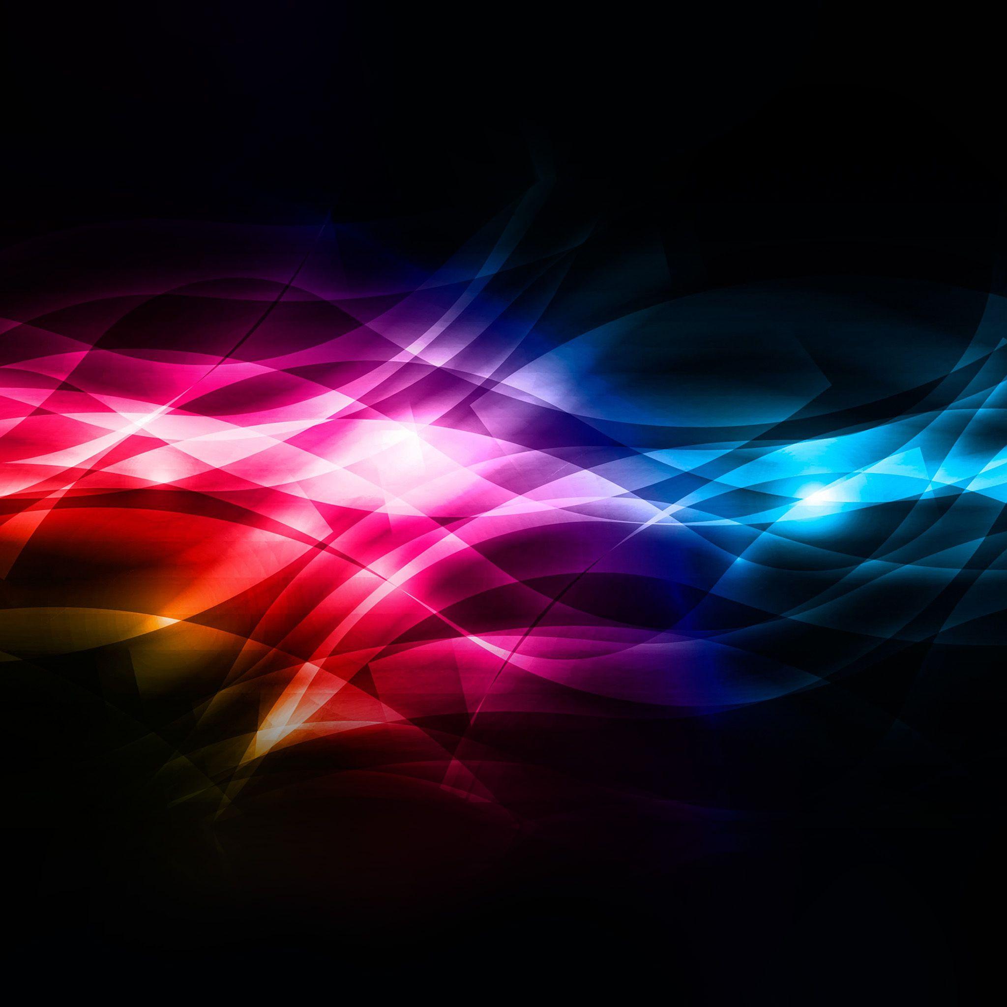 2048x2048 4k Rainbow Crystal Wallpaper