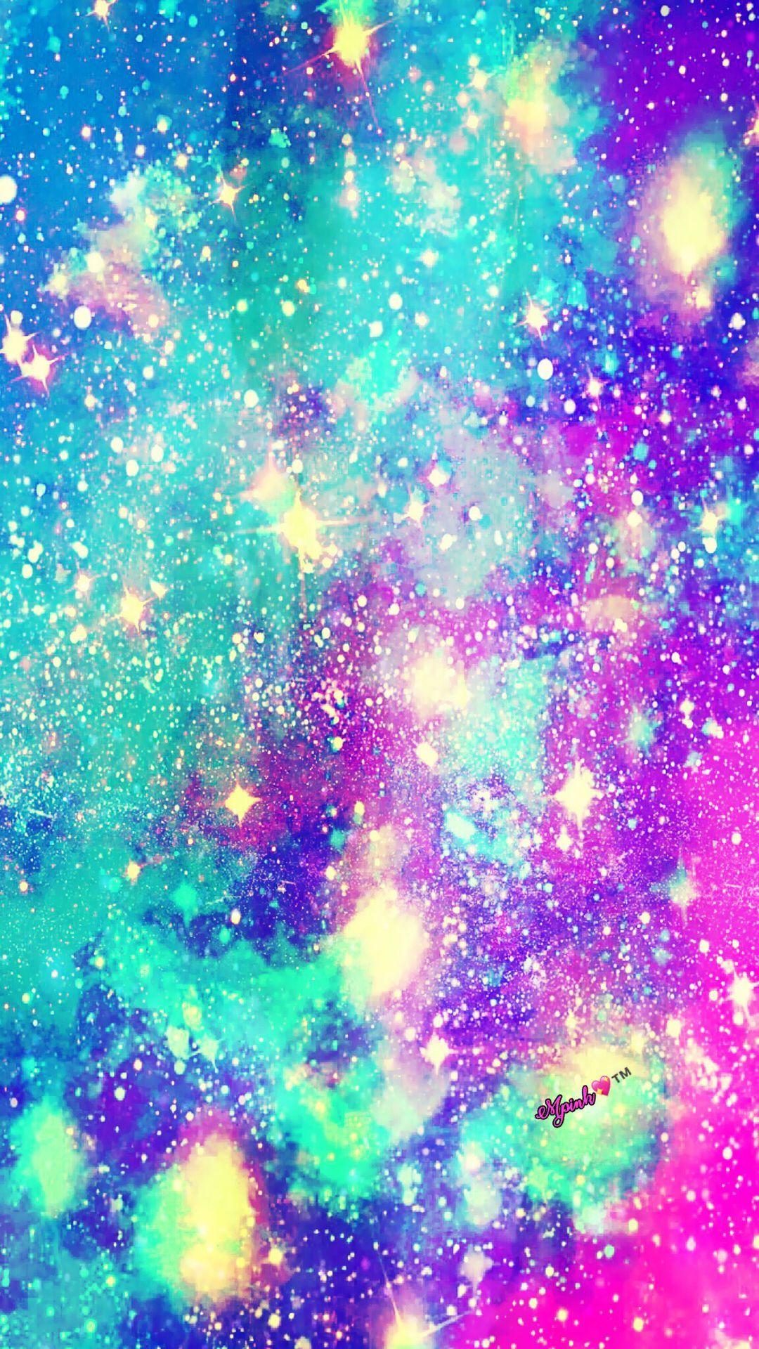 1080x1920 Glitter Galaxy Wallpaper