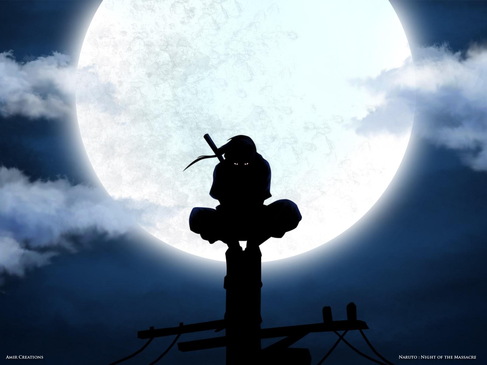 1600x1200 1920x1080 uchiha itachi anbu silhouette moon anime utility pole wallpaper JPG 176 kB. Mocah HD Wallpaper