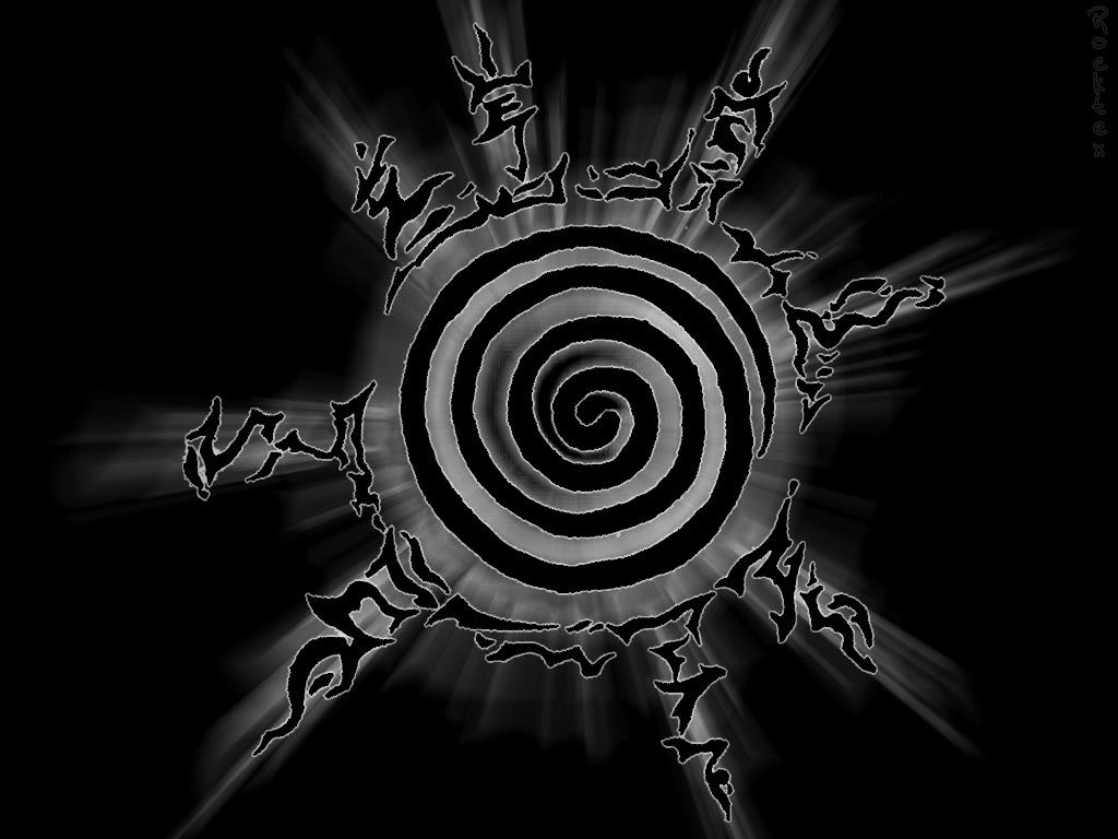 1024x768 Naruto Black Wallpaper