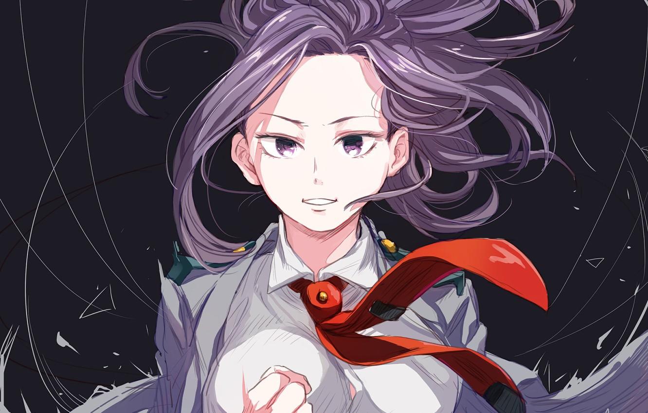 1332x850 Wallpaper girl, anime, art, Boku no Hero Academy, My hero Academy, Airoso Momo image for desktop, section сёнэн