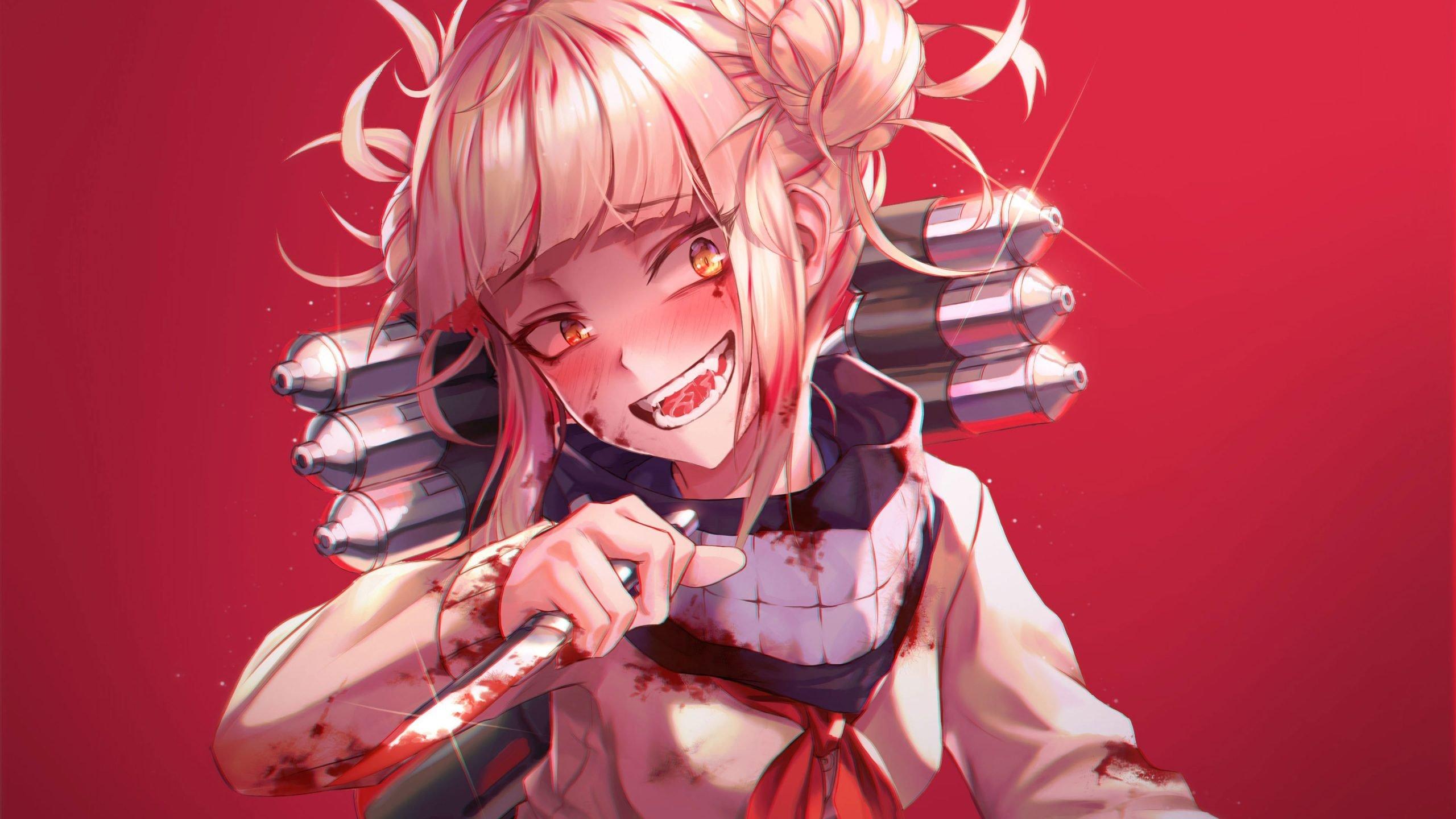 2560x1440 Wallpaper Anime, My Hero Academia, Blonde, Blood, Girl • Wallpaper For You HD Wallpaper For Desktop & Mobile