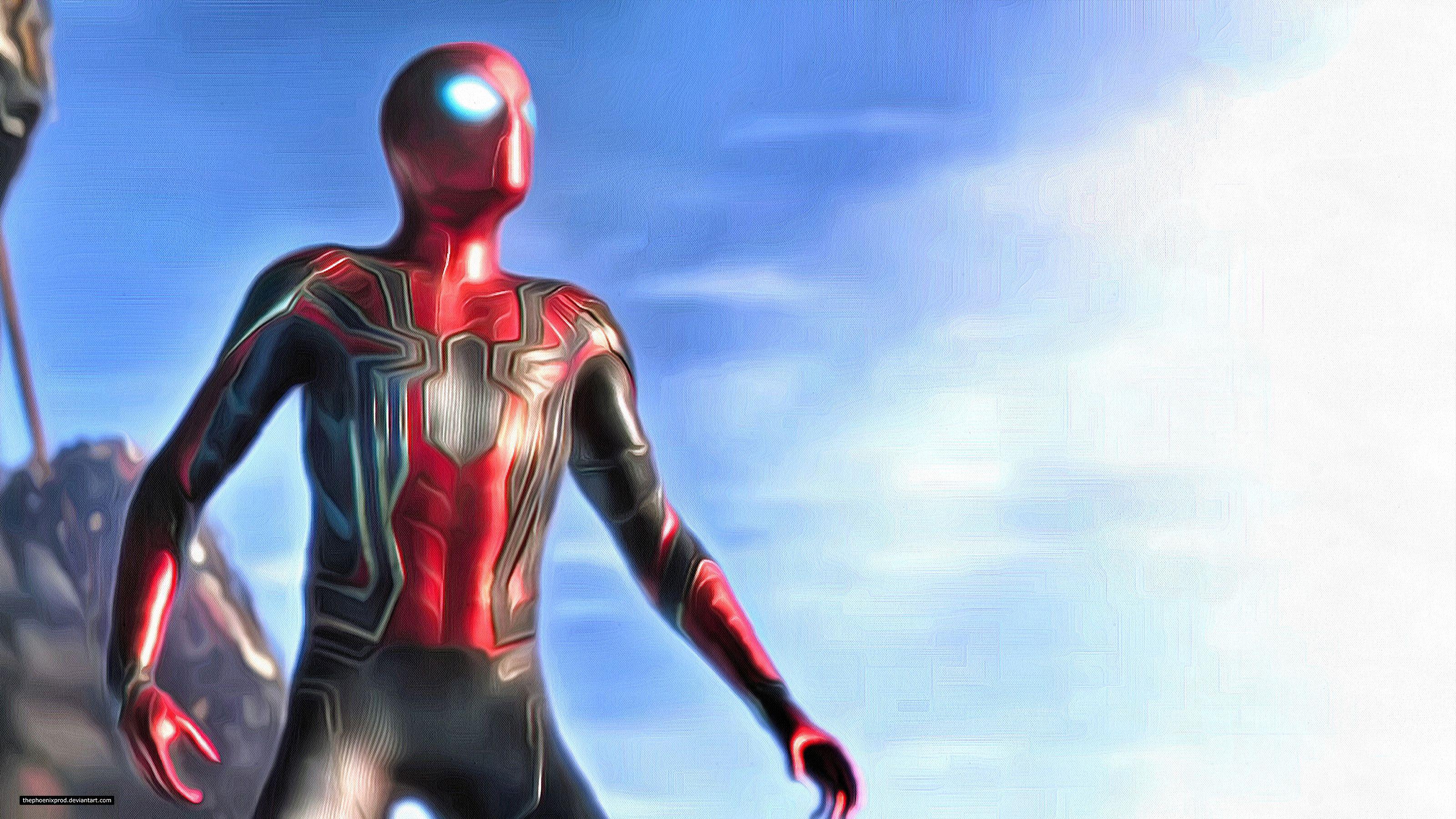 3200x1800 Spiderman In Avengers Infinity War 2018 4K Artwork, HD Movies, 4k