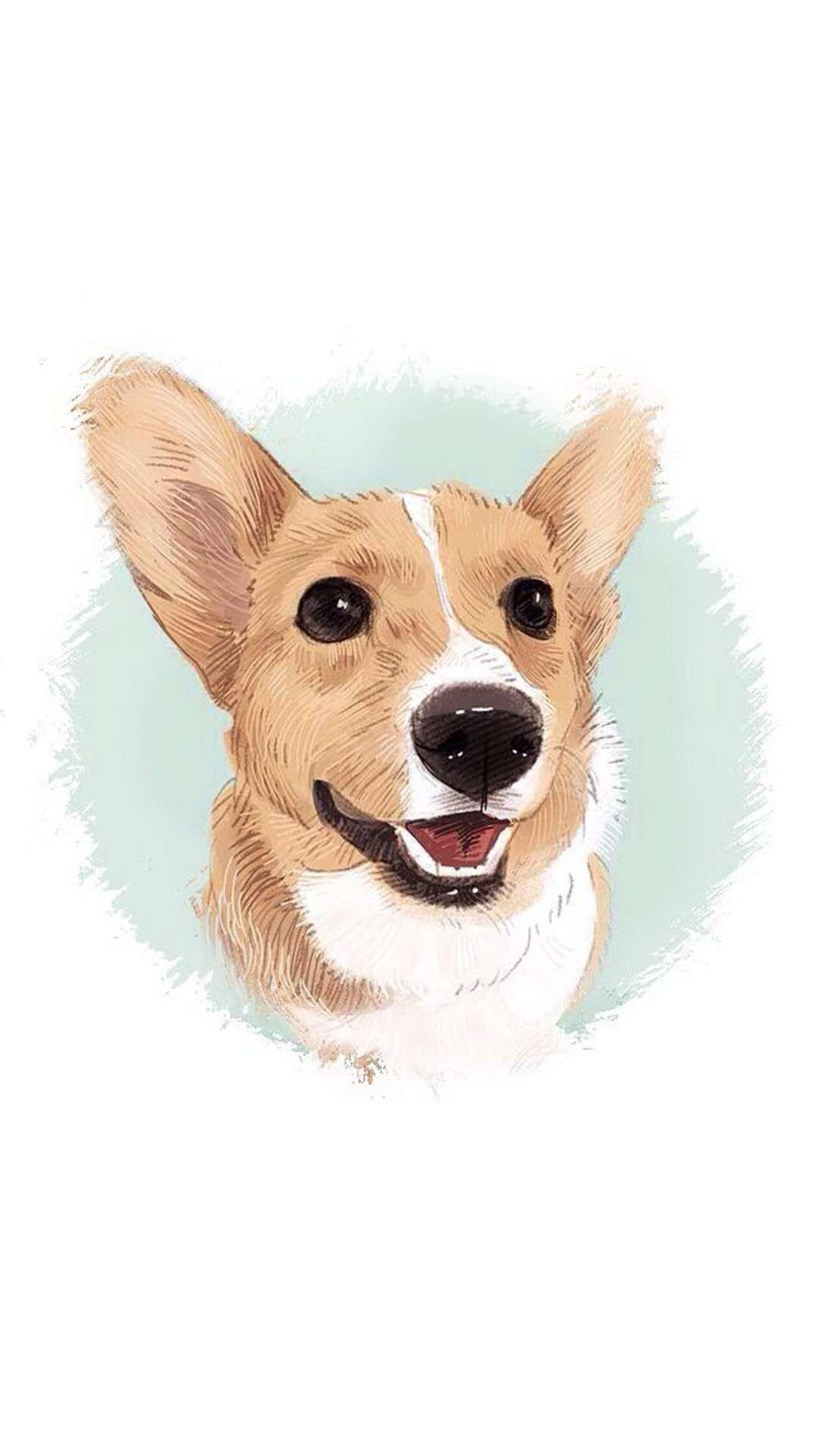 1080x1920 1. Corgi wallpaper, Dog wallpaper, Corgi art