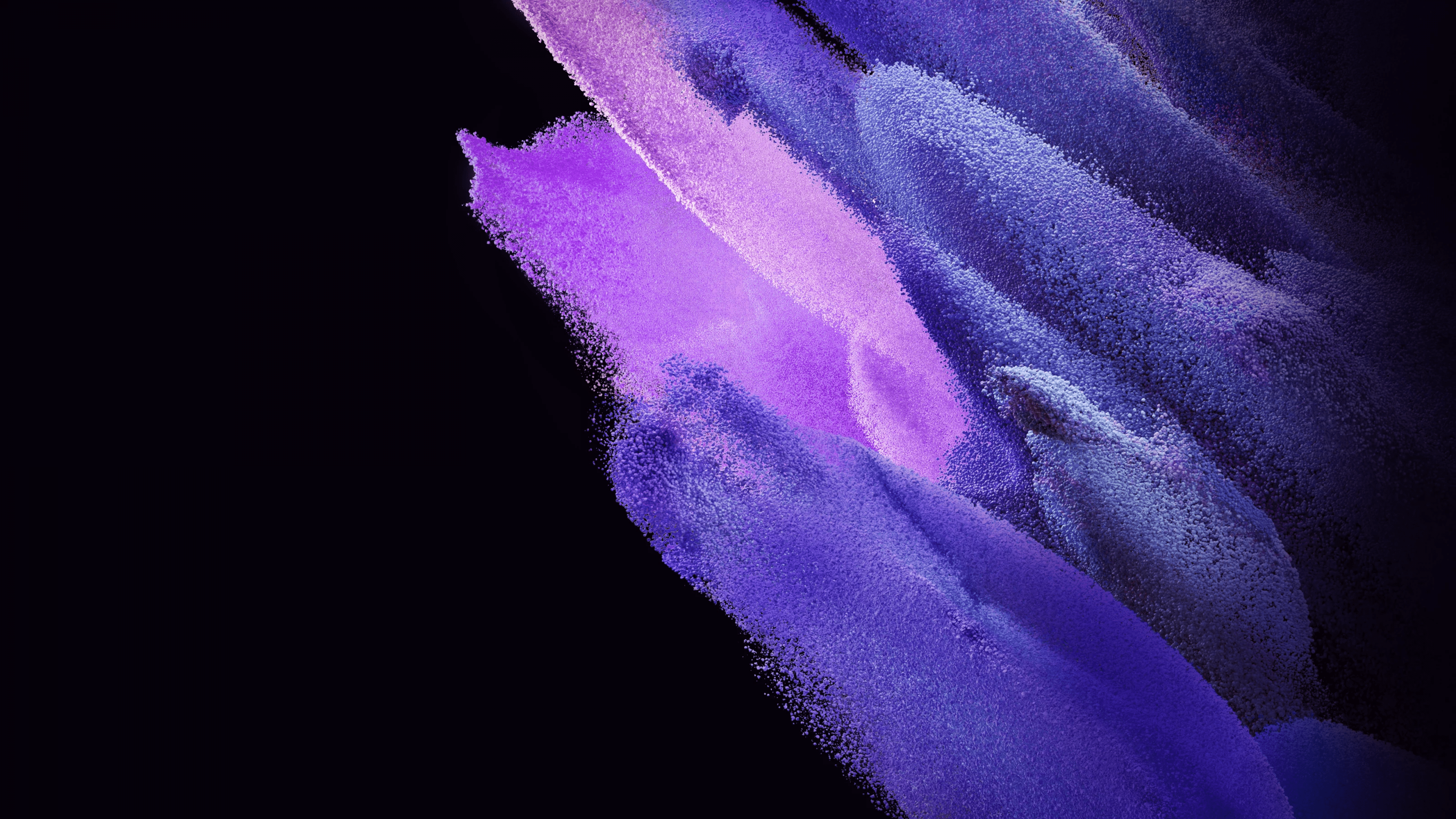 3840x2160 Samsung Galaxy S21 Wallpaper 4K, Stock, AMOLED, Particles, Purple, Pink, Abstract