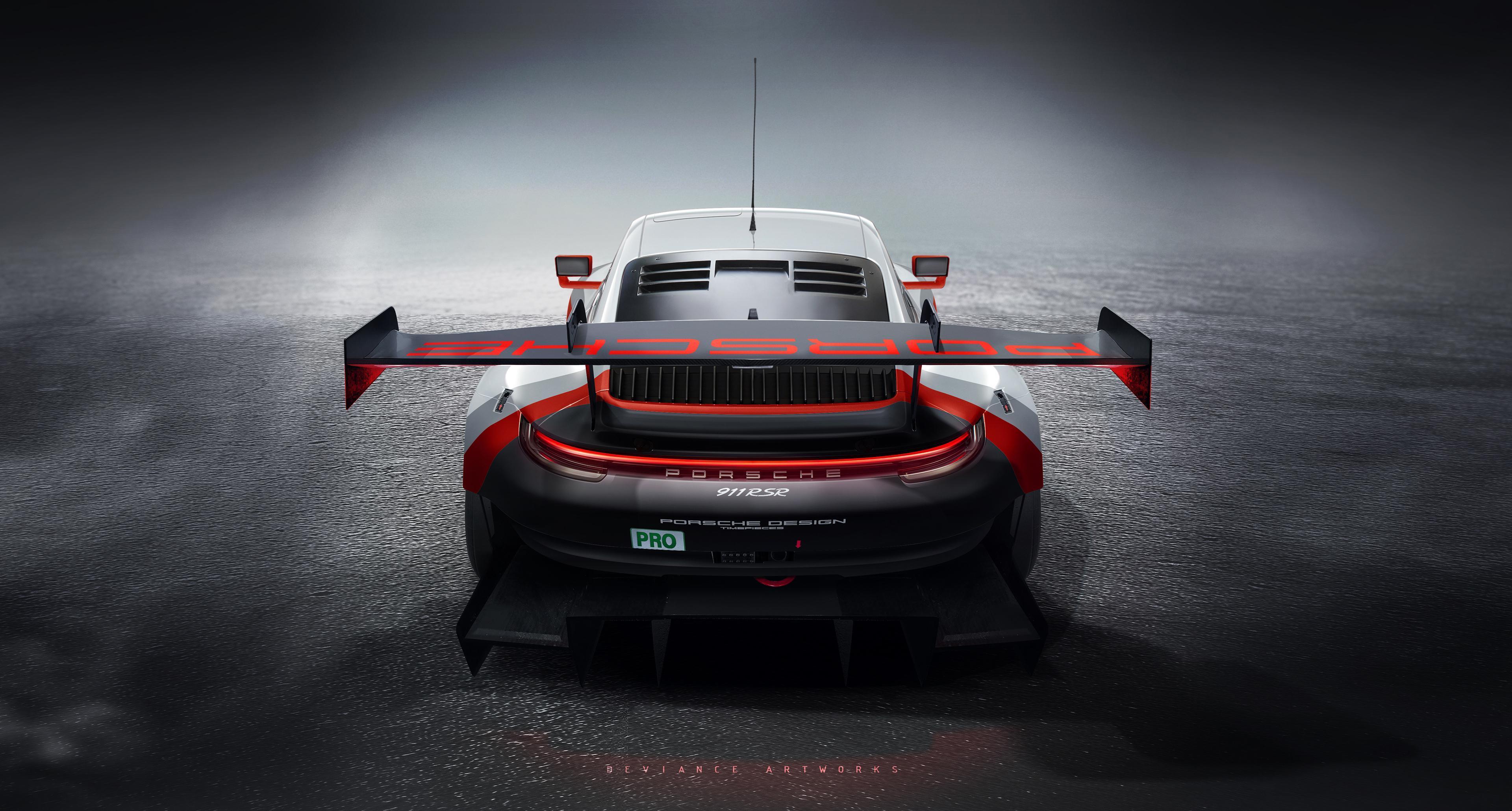 3840x2058 Porsche 911 RSR Wallpaper