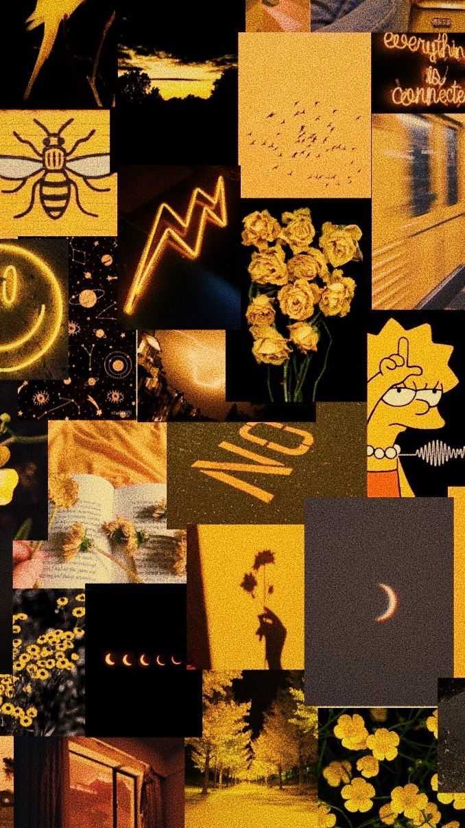678x1206 Yellow Aesthetic Wallpaper