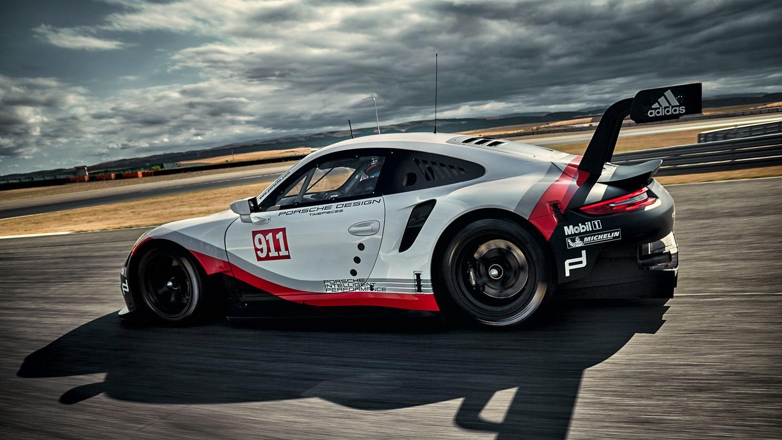 1600x900 supercars, Porsche, race tracks, Porsche 911 RSR, Porsche Porsche car, motion blur. Mocah HD Wallpaper
