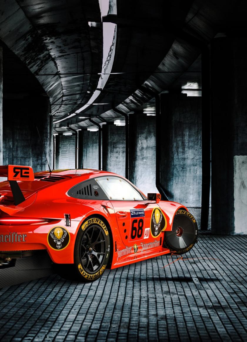 840x1160 Download Rear view, Porsche 911 RSR, sports car wallpaper, 840x iPhone iPhone 4S, iPod touch