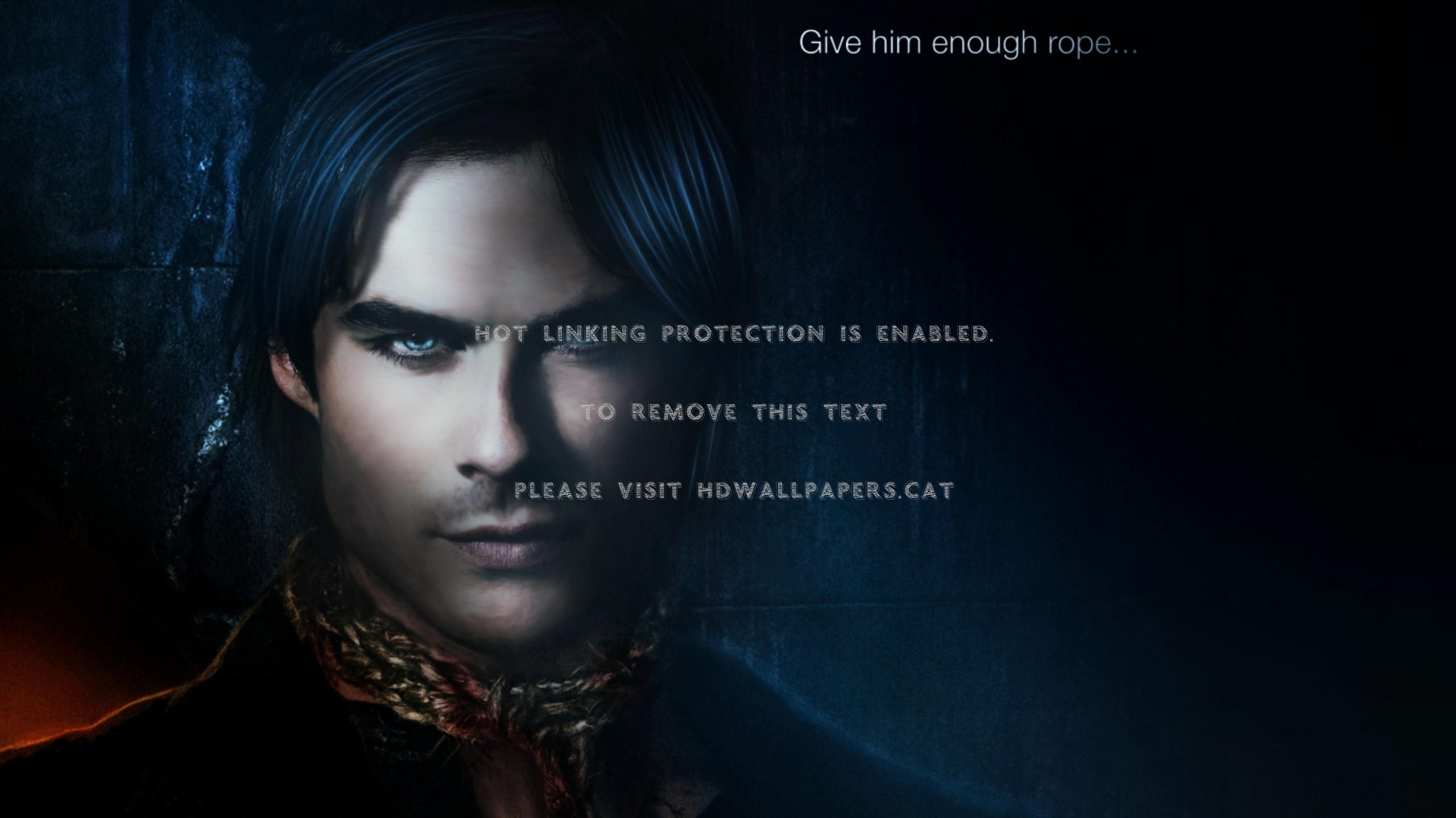 2560x1439 damon vampire rope actor male abstract