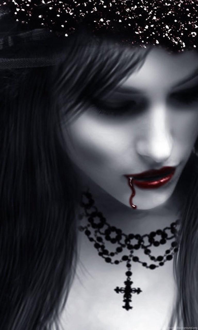 768x1280 HD Vampire Wallpaper Desktop Background