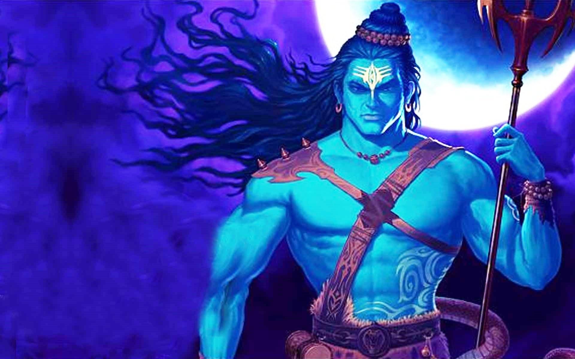 1920x1200 Lord Shiva animated full HD image
