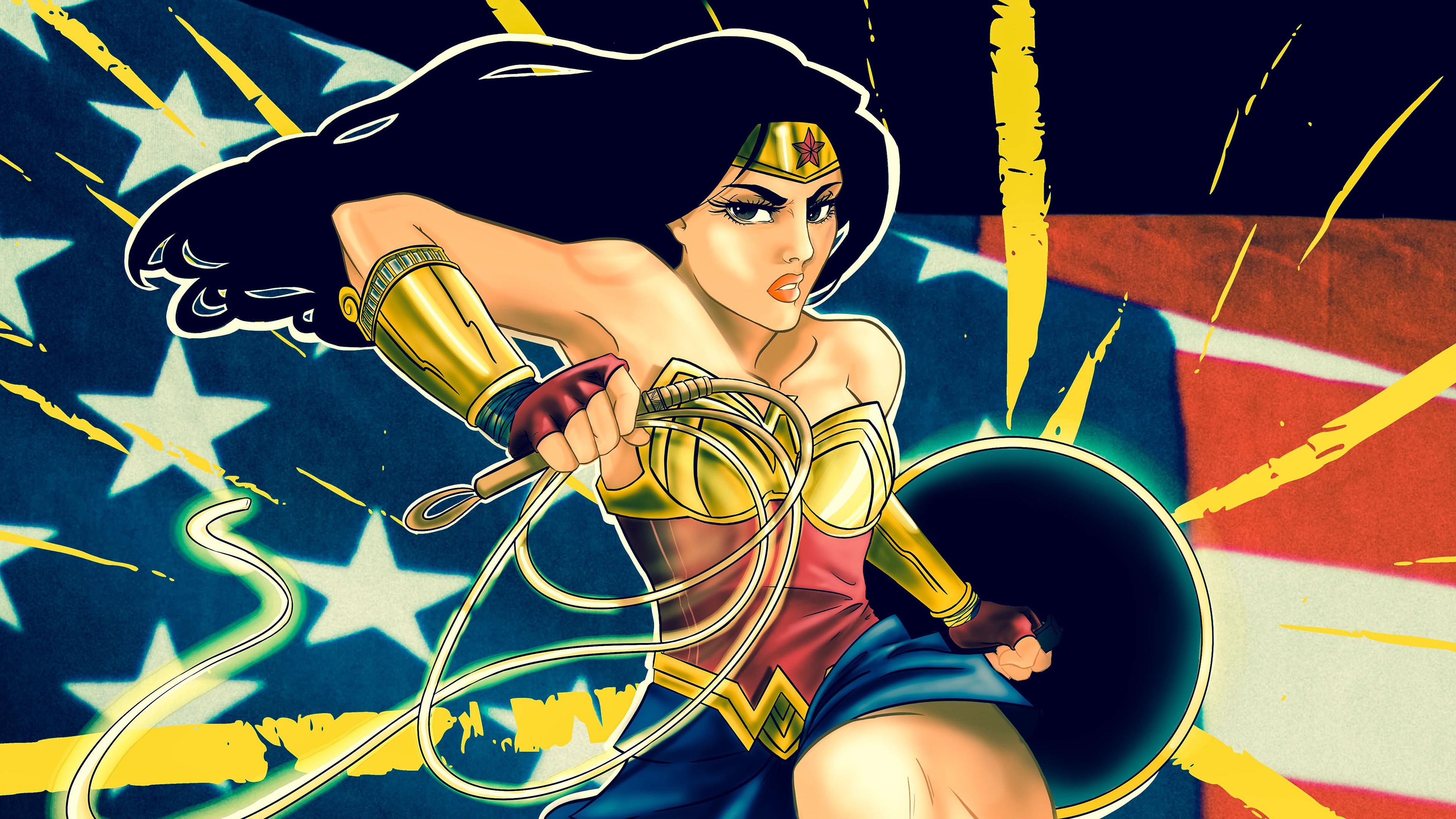 3840x2160 Wonder Woman Original Art, HD Superheroes, 4k Wallpaper, Image, Background, Photo and Picture