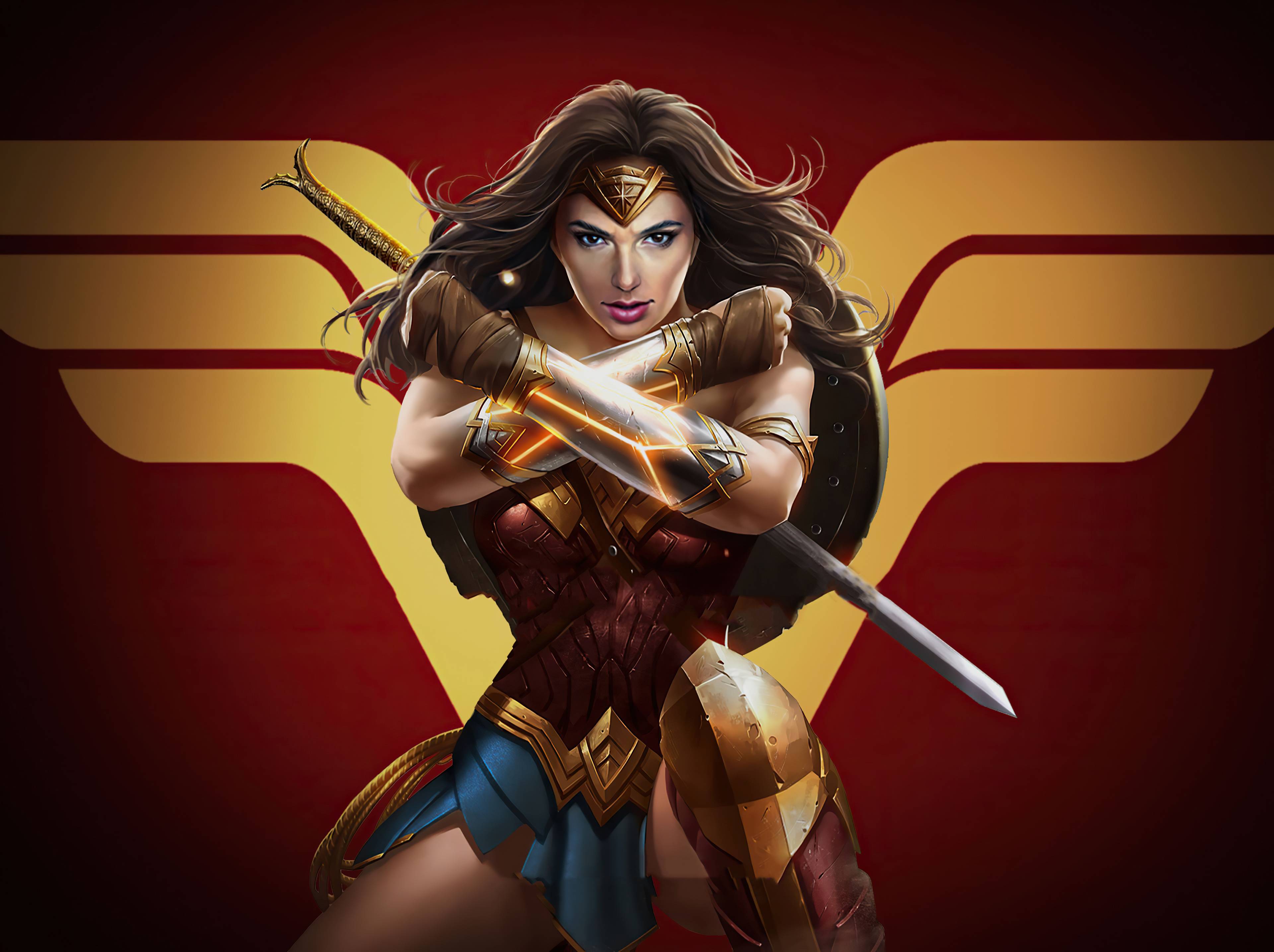 3840x2869 Wonder Woman x Injustice 2 Wallpaper, HD Games 4K Wallpaper, Image, Photo and Background