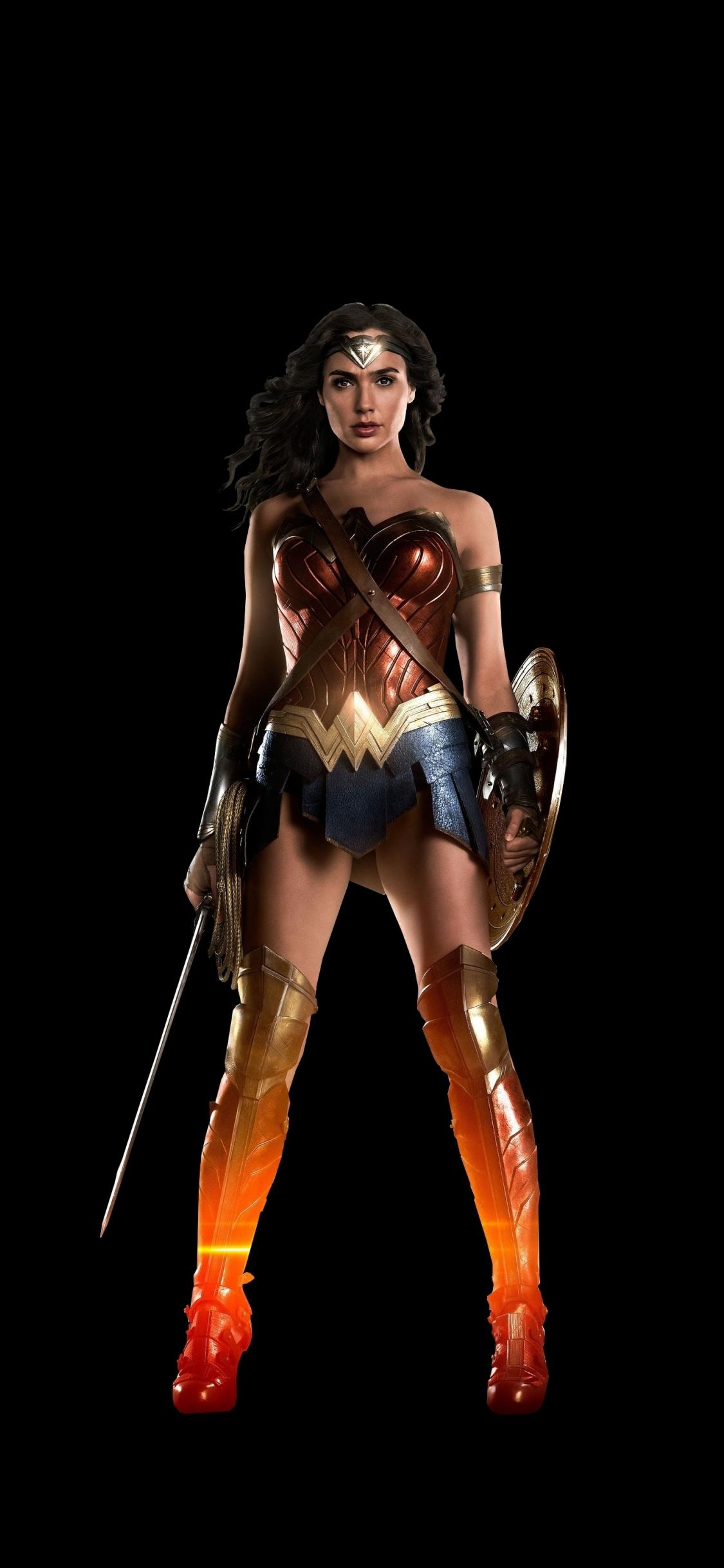 1125x2436 Download 1125x2436 wallpaper justice league, wonder woman, minimal, art, iphone x 1125x2436 HD image, background, 21664