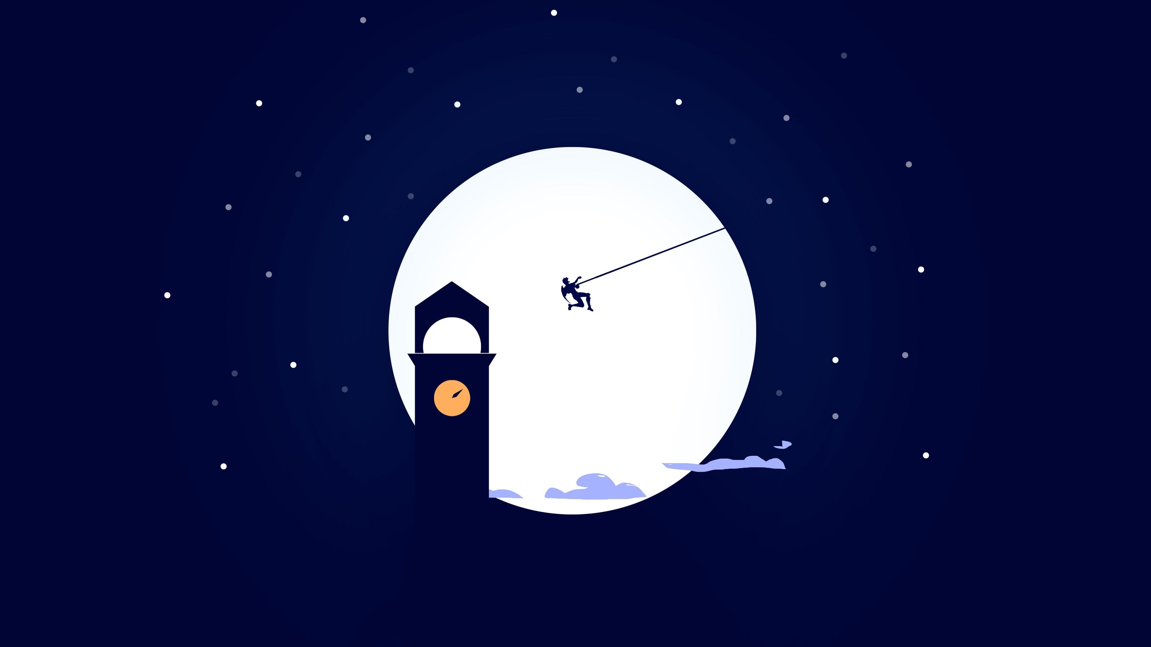 3840x2160 Clock 4K wallpaper for your desktop or mobile screen free and easy to download