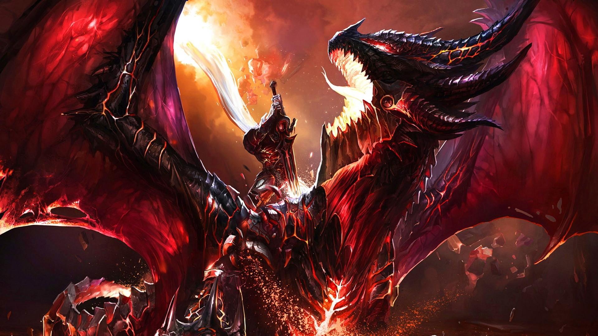 1920x1080 Fire, Dragons, World of Warcraft wallpaper and image, picture, photo