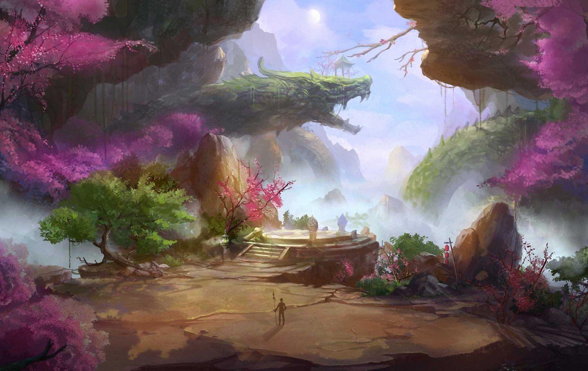 1920x1213 Dragon World HD Wallpaper
