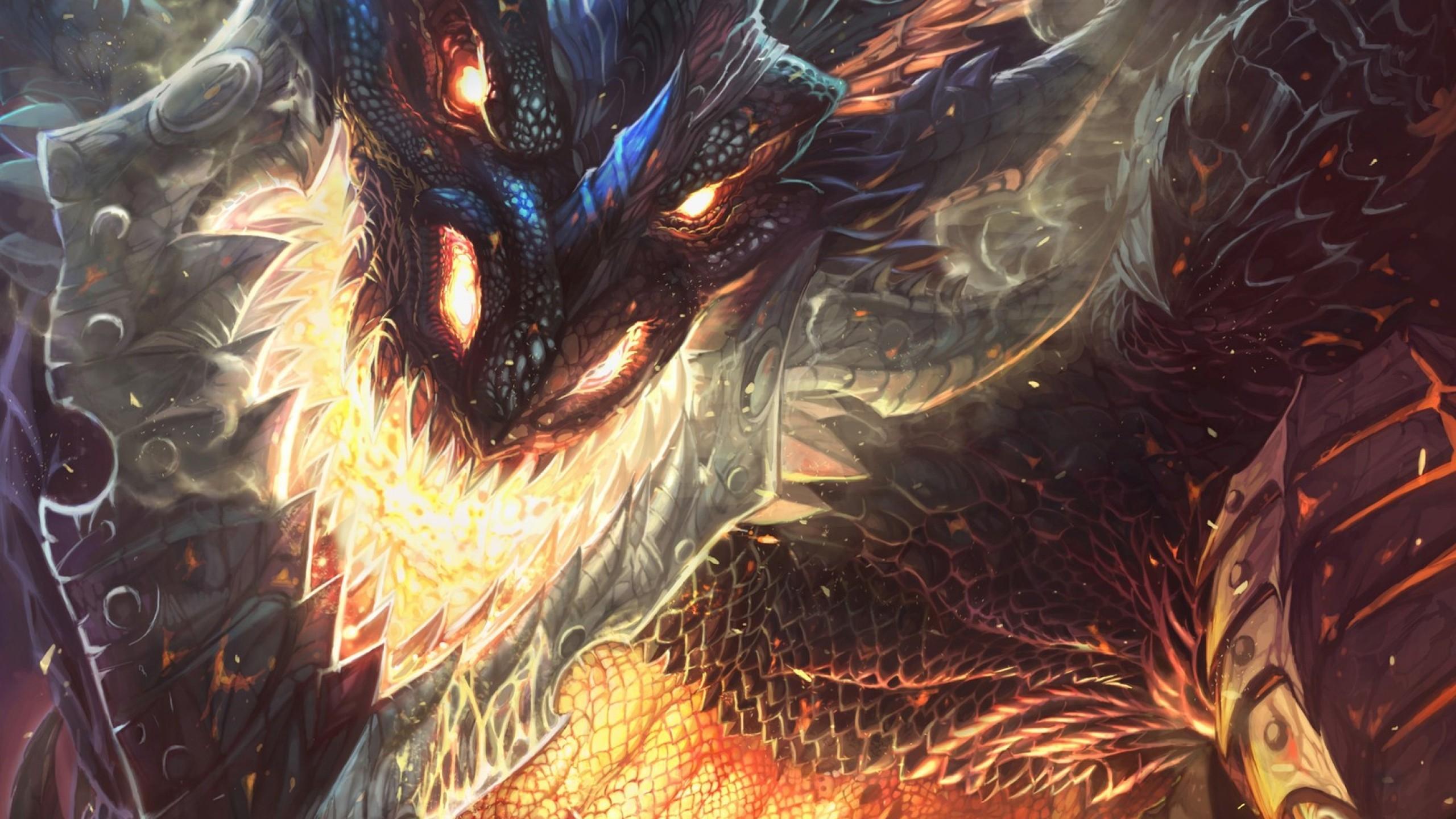 2560x1440 #dragon, #World of Warcraft: Cataclysm, #Deathwing, wallpaper. Mocah HD Wallpaper