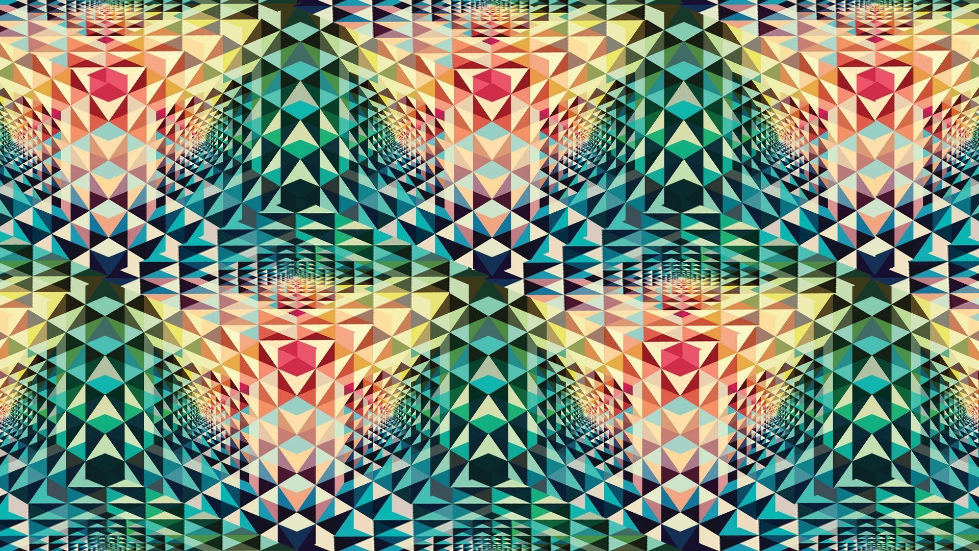 1920x1080 Neon Aztec Print Wallpaper. Find HD Wallpaper