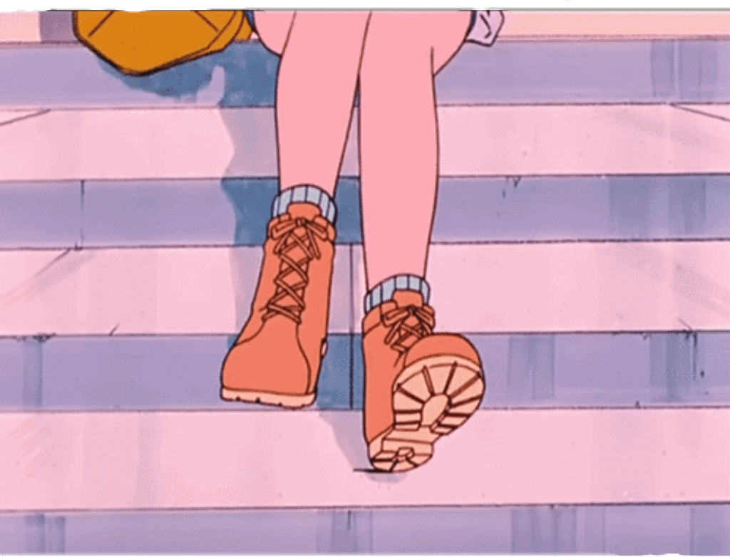 1024x782 Retro Anime Girl Aesthetic