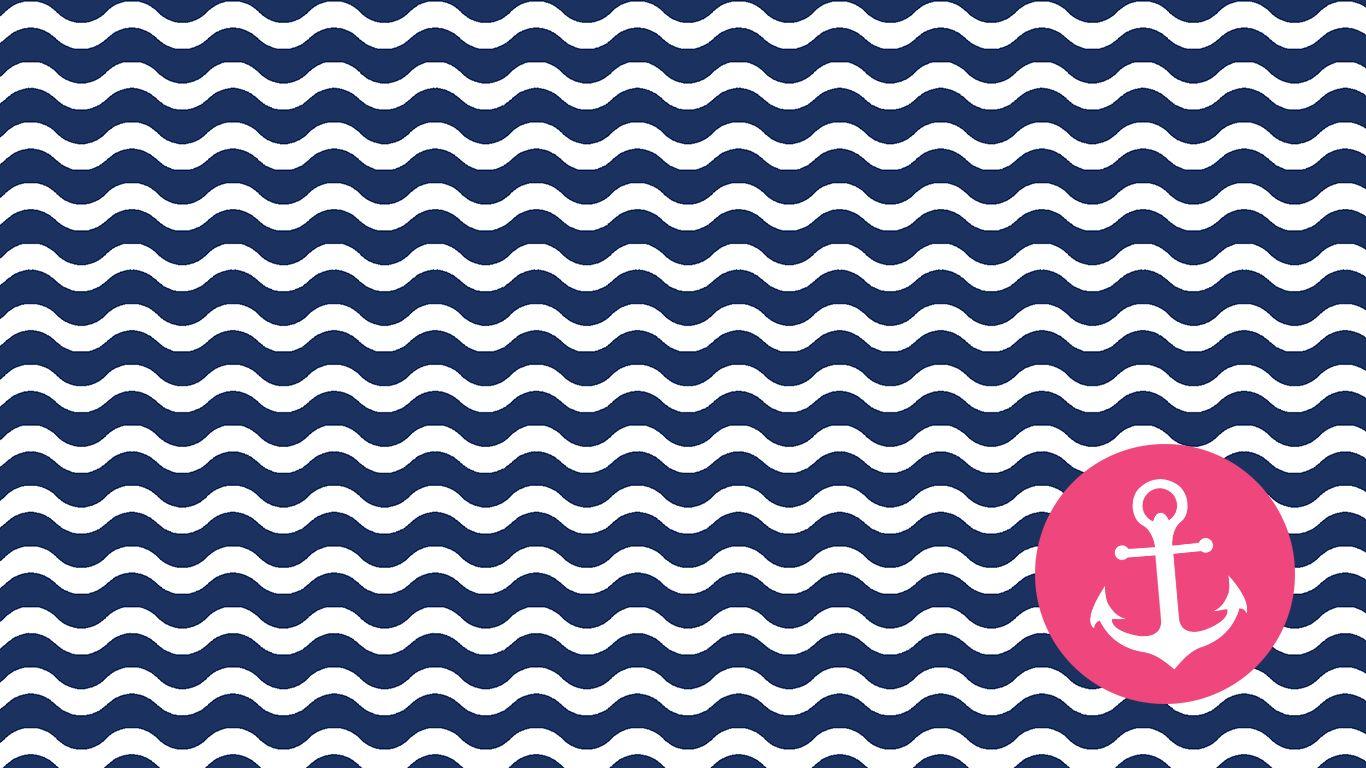 1366x768 Anchor Monogram Wallpaper