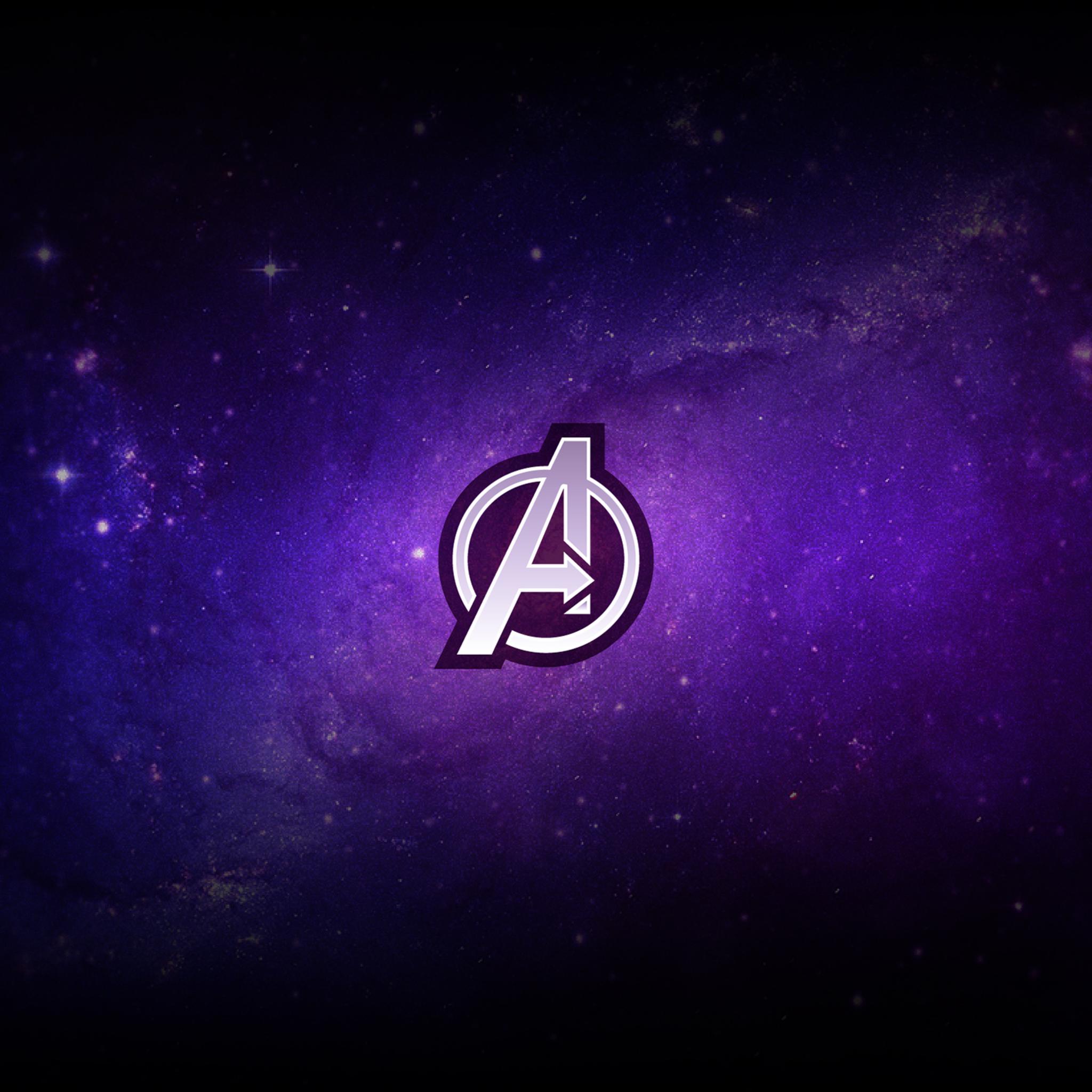 2048x2048 Avengers Logo iPad Air HD 4k Wallpaper, Image, Background, Photo and Picture
