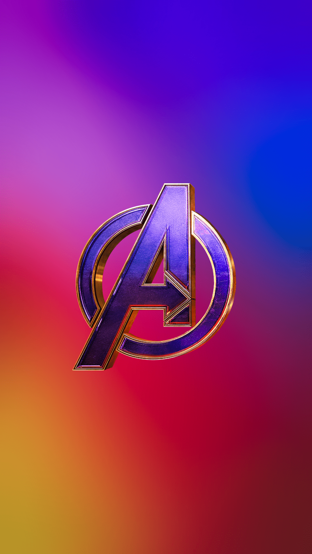 1080x1920 Avengers logo wallpaper