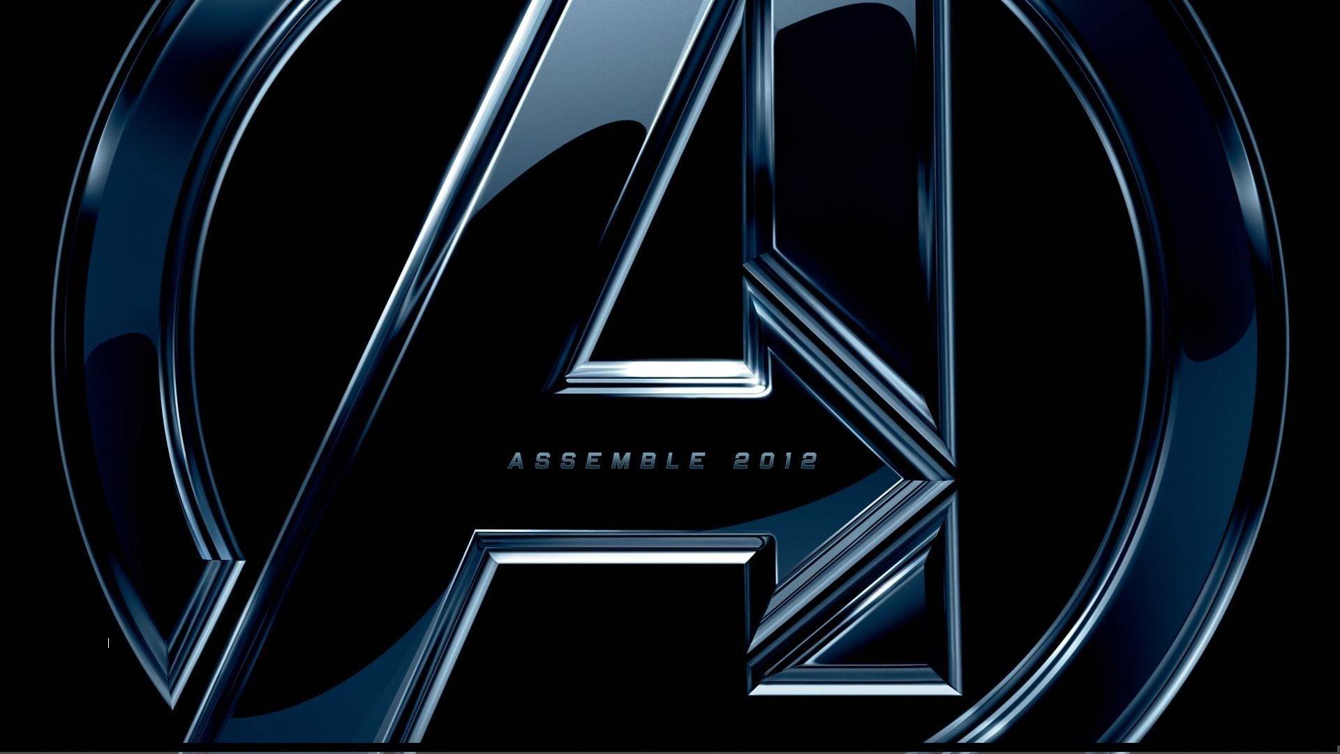 1920x1080 Black Avengers Logo Wallpaper