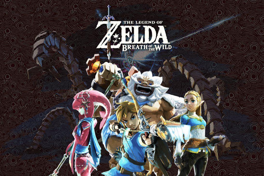 1095x730 One More wallpaper from Zelda Breath of the Wild (with Revali) !. Zelda hyrule warriors, Breath of the wild, Zelda breath