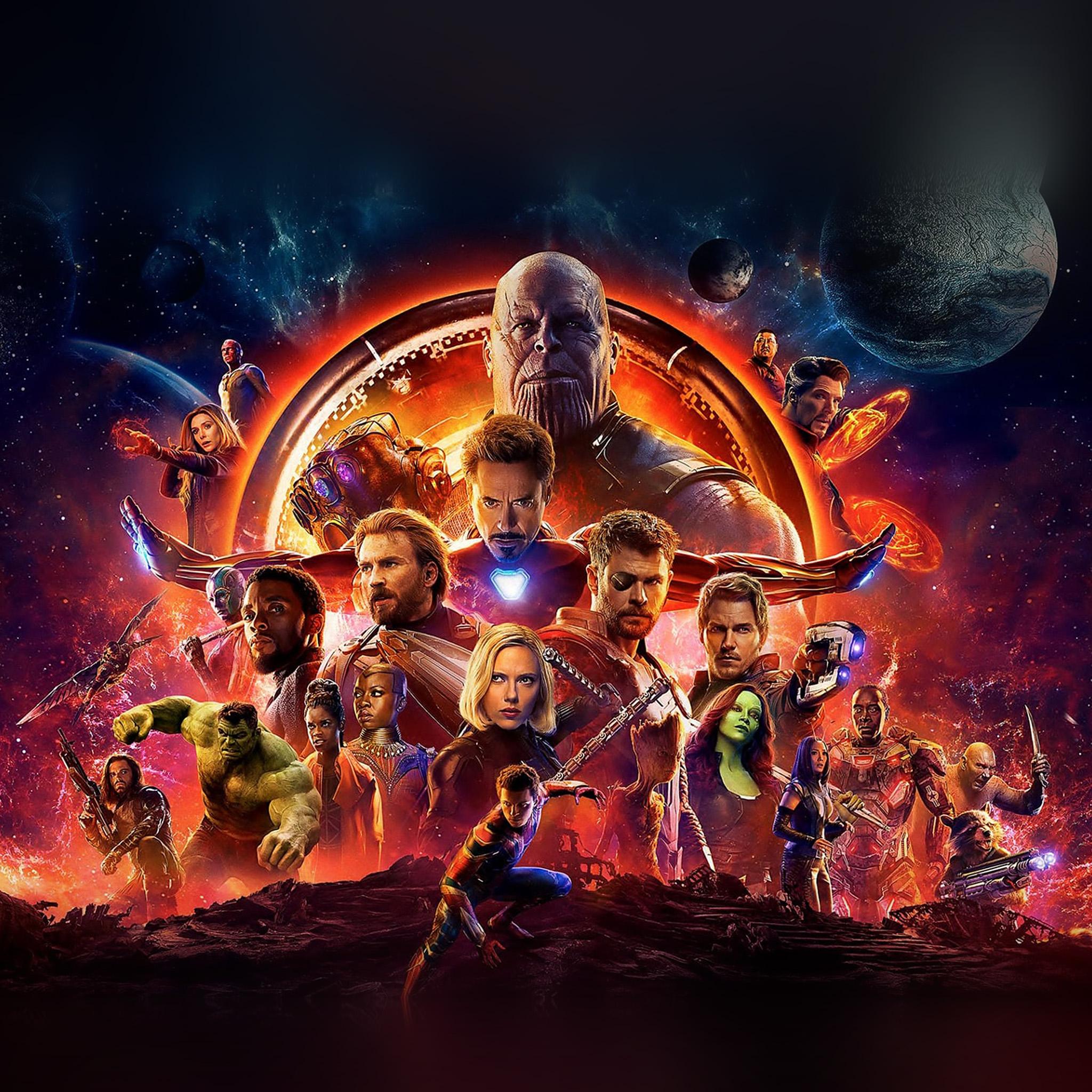 2048x2048 Infinity War Marvel Avengers Hero Art Illustration Wallpaper