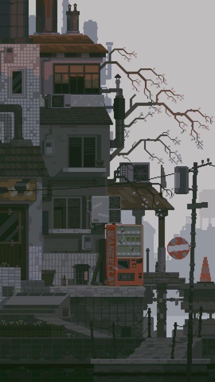720x1280 8 Bit Japan Wallpaper