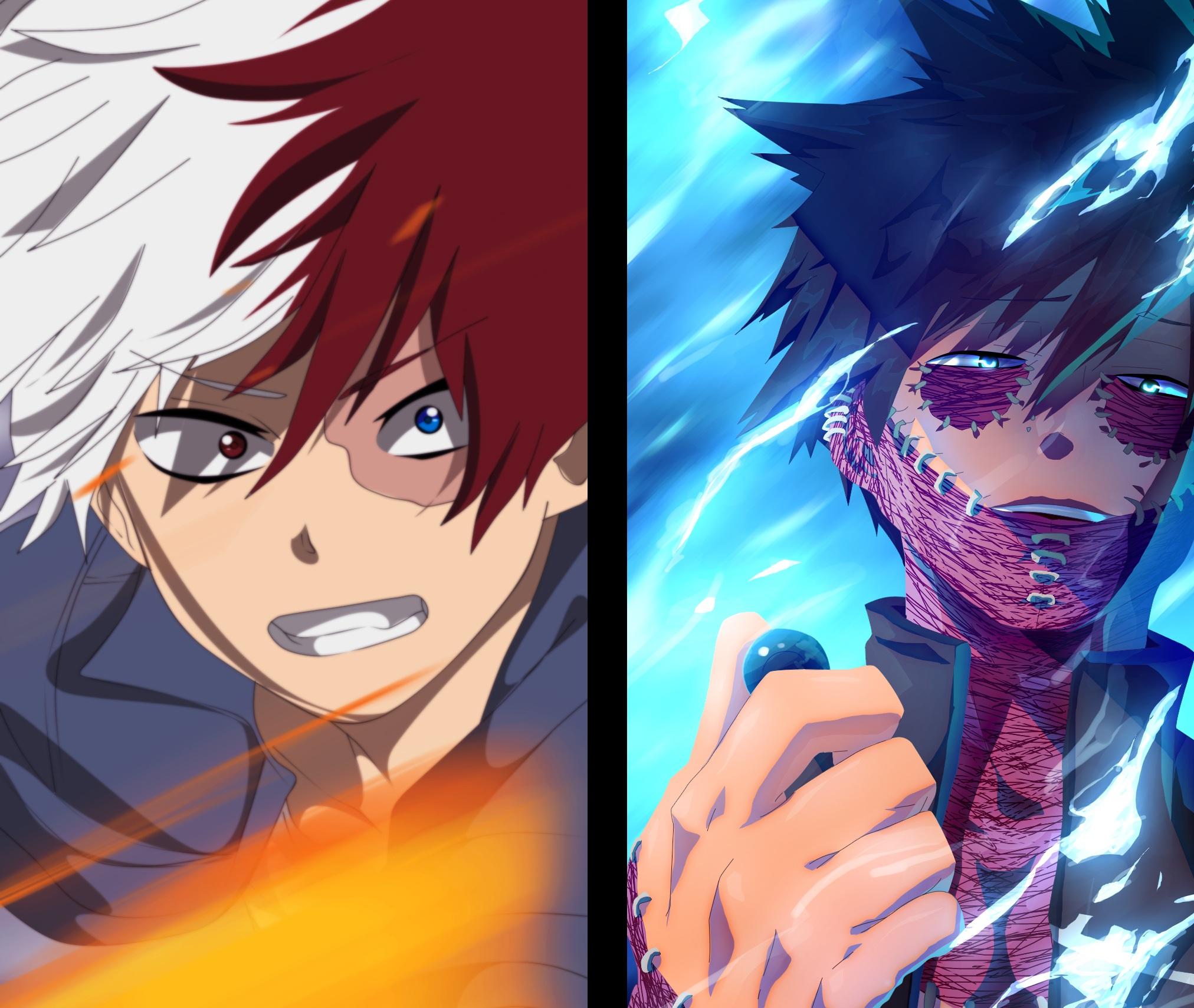 2024x1710 2024x1710 Shoto Todoroki, Dabi (Boku No Hero Academia) wallpaper