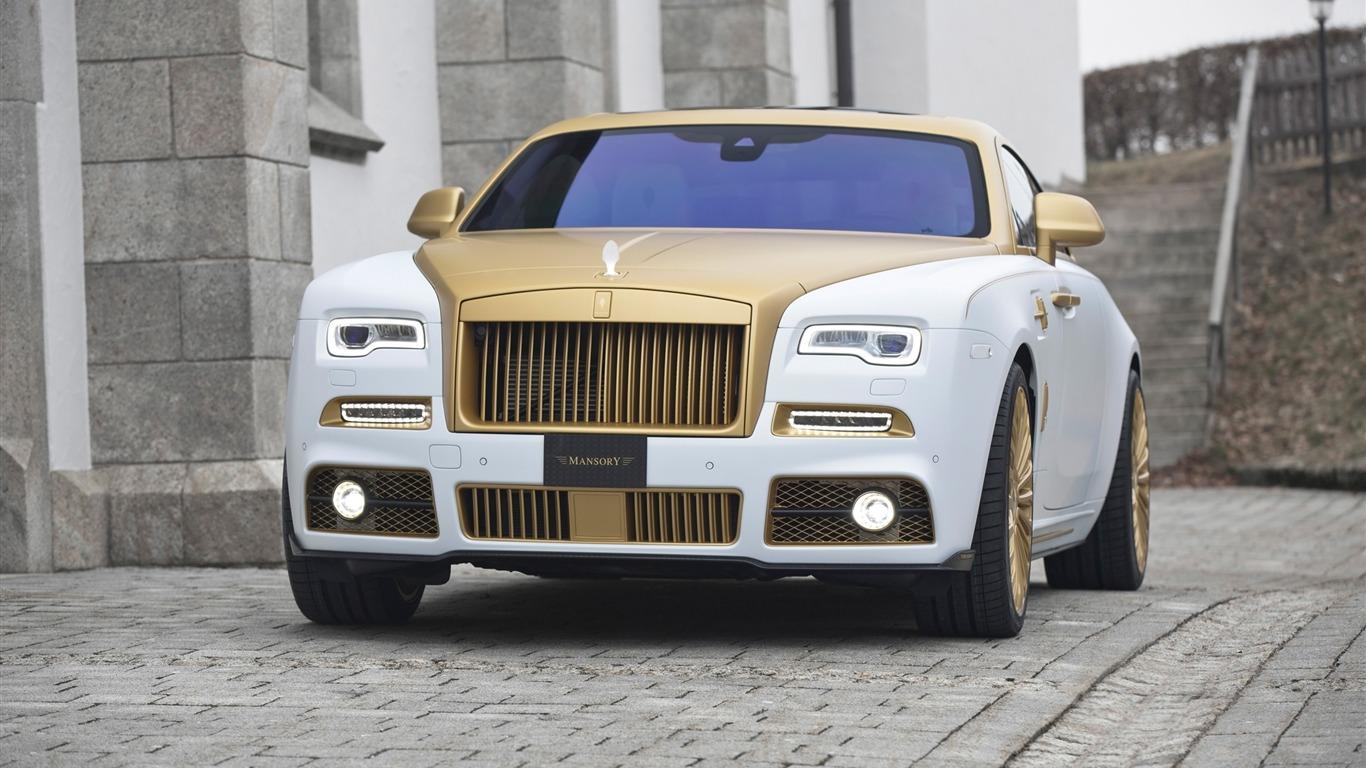 1366x768 Mansory Rolls Royce Wraith HD Desktop Wallpaper 01