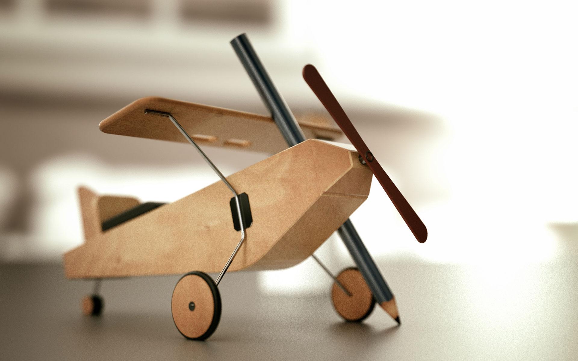 1920x1200 Toy Plane Wallpaper