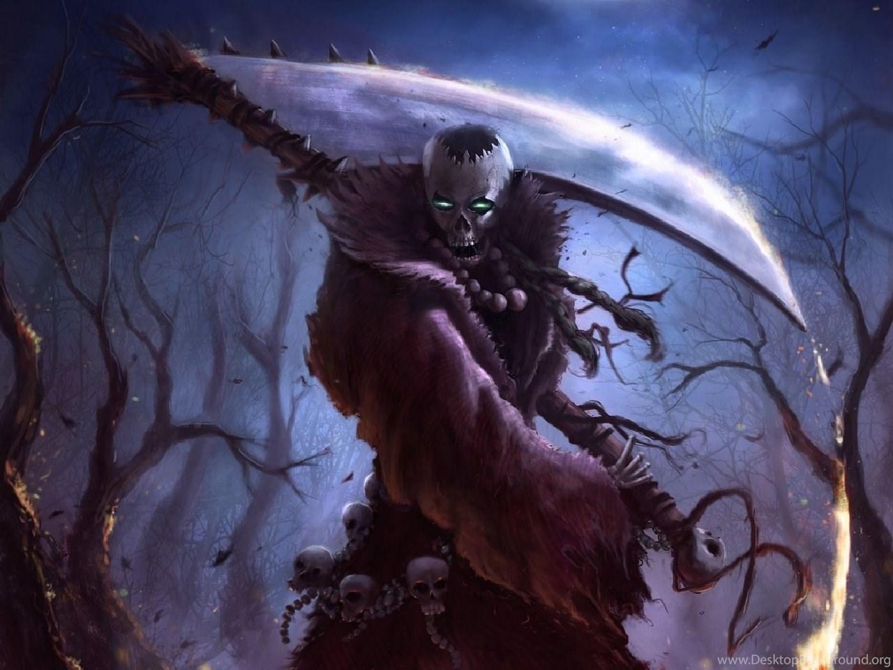 1280x960 Dark Grim Reaper Wallpaper Purple Danasrhp.top Desktop Background