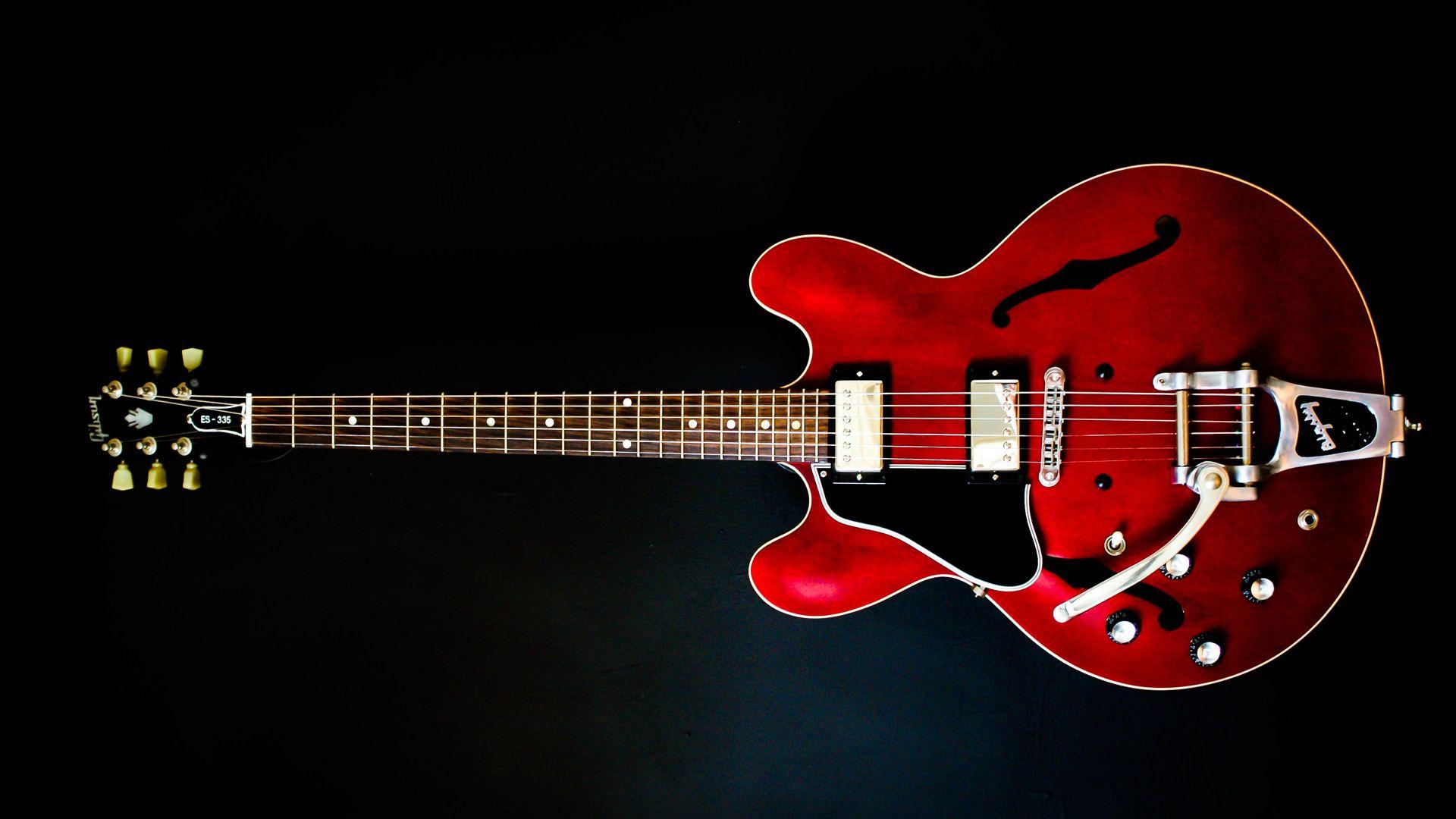 1920x1080 Gibson ES 335 1920x1080 Wallpaper. ギター