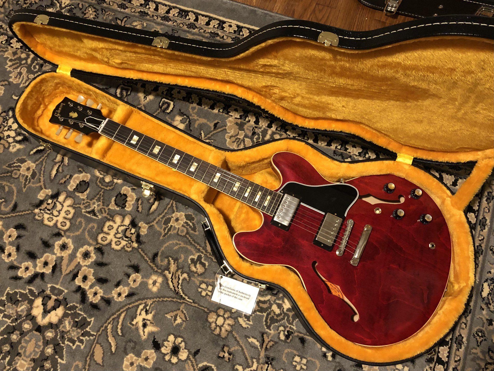 2048x1536 NGD 2020 Gibson Custom Shop Es 335 '64 Reissue Aged Cherry. The Gear Page
