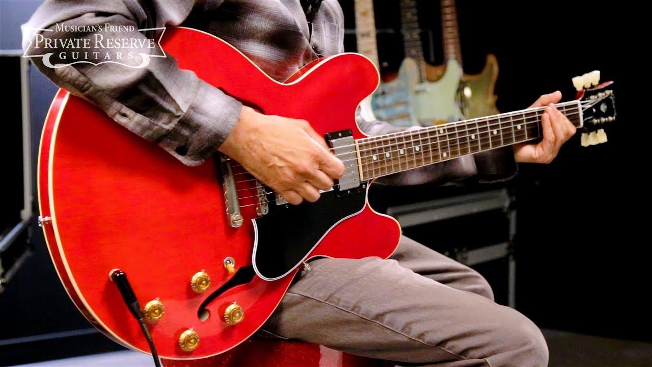 1280x720 Gibson Custom Semi Hollow Aged '59 ES 335 Electric Guitar