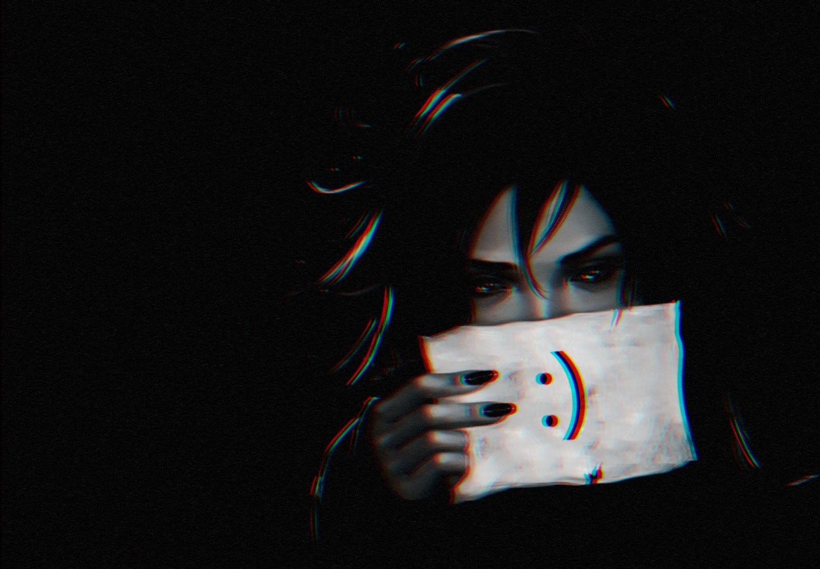 1600x1110 white, black, dark, glasses, red, blue, sadness, sad, emotion, emotional, light, color, darkness, organ. Mocah HD Wallpaper